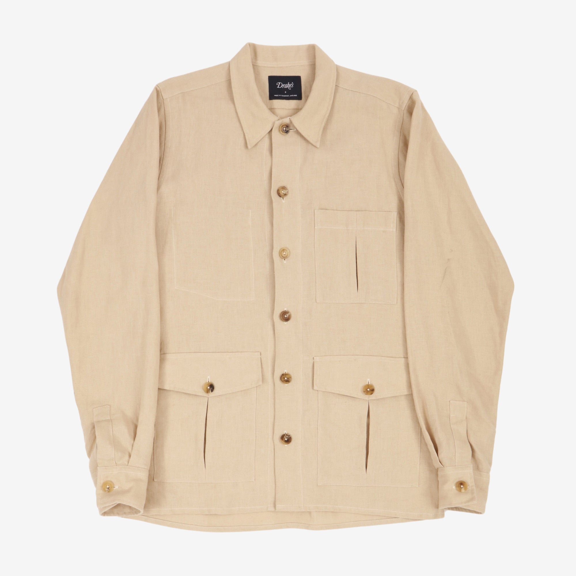 Linen 3 Pocket Overshirt