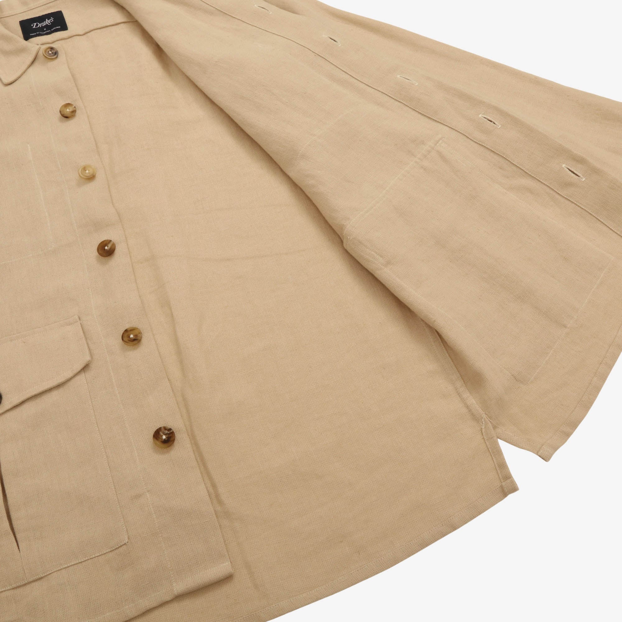 Linen 3 Pocket Overshirt