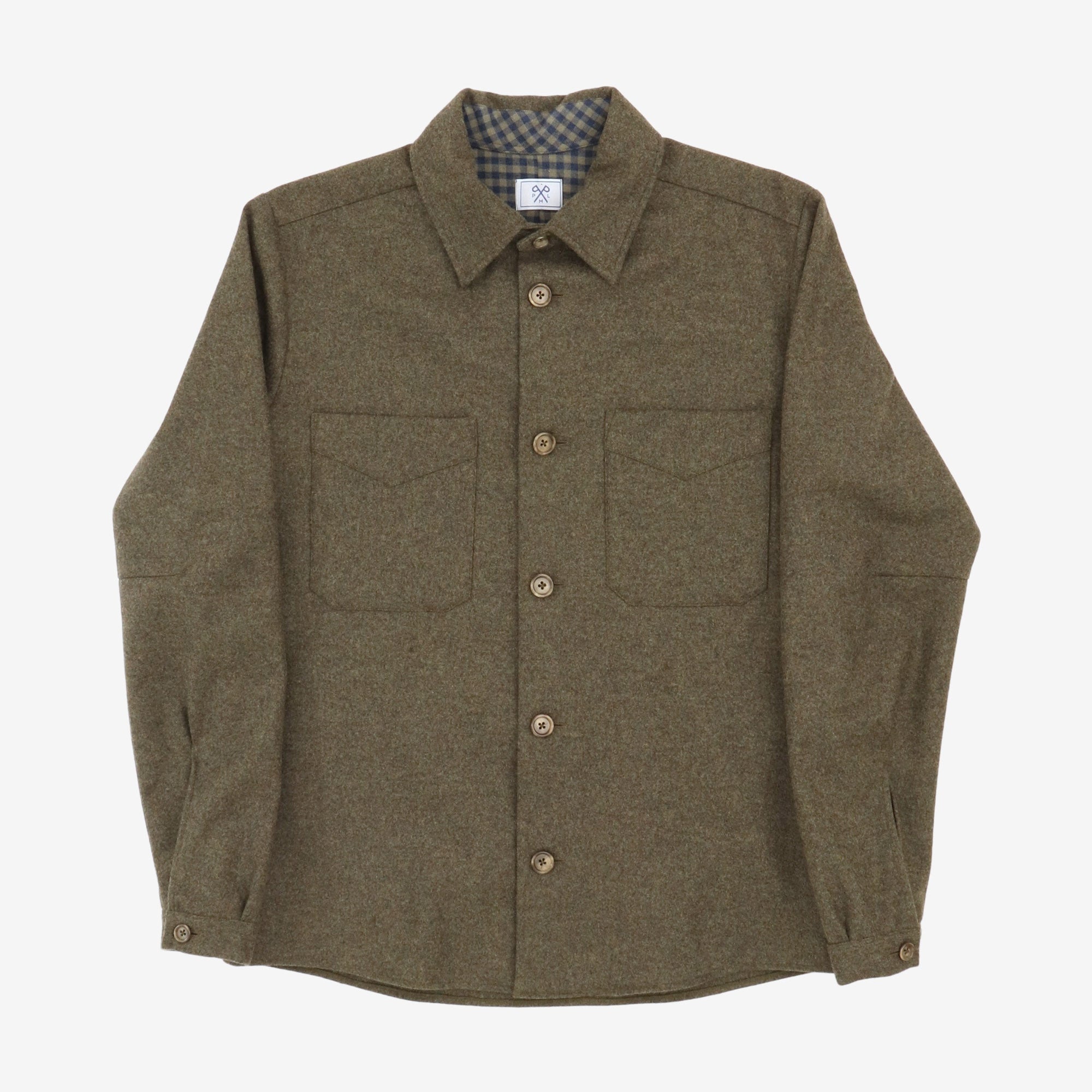 Palazzi Flannel Wool Overshirt