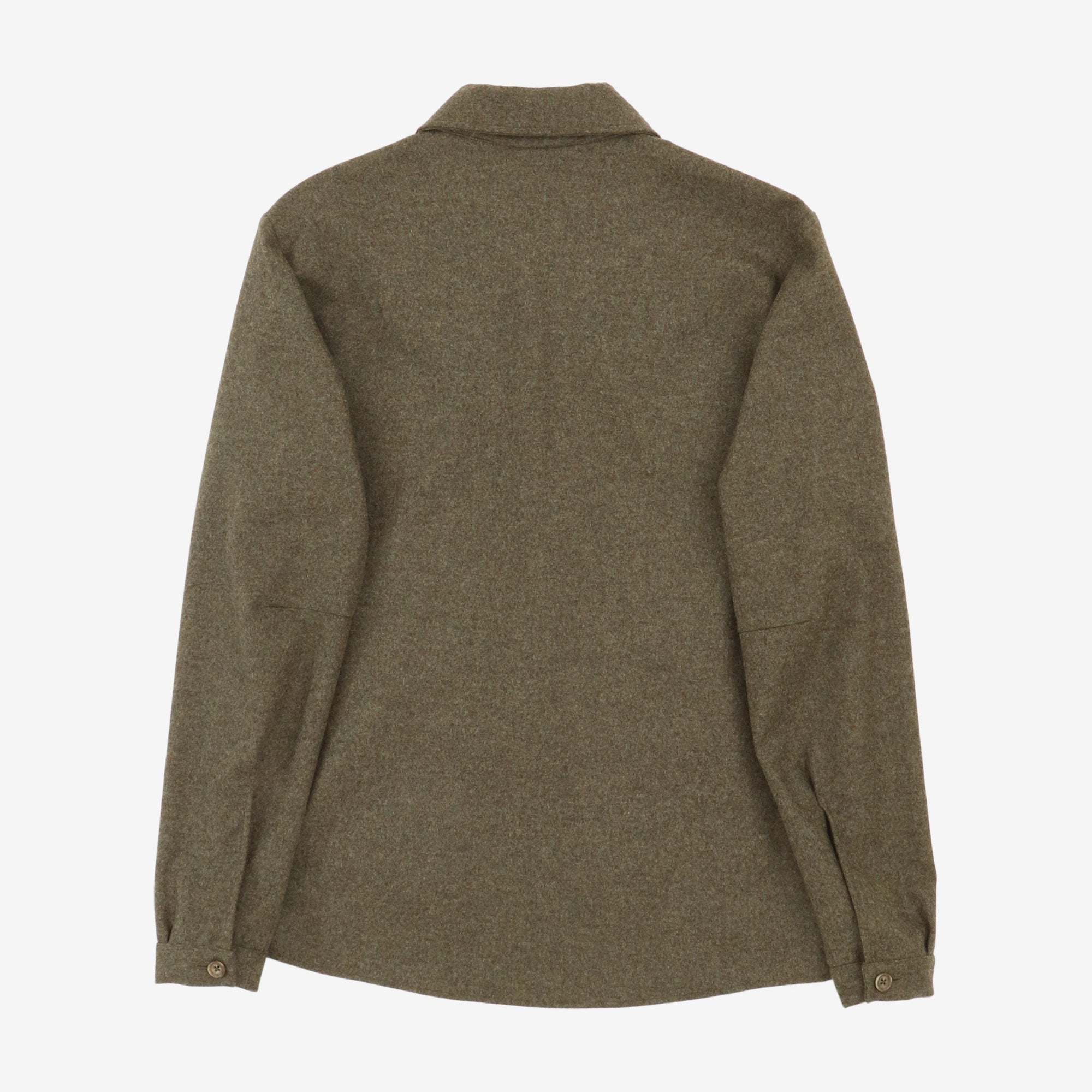 Palazzi Flannel Wool Overshirt
