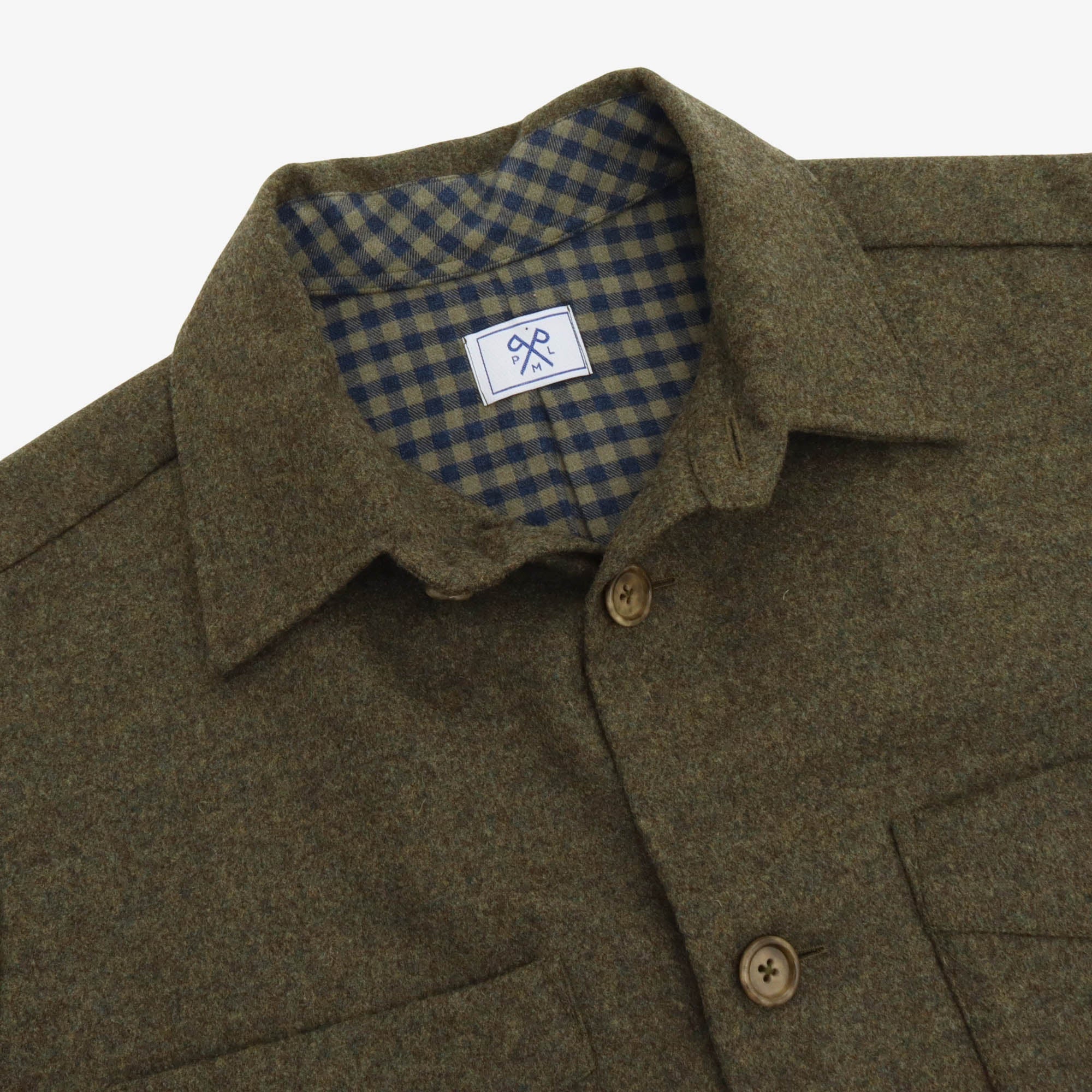 Palazzi Flannel Wool Overshirt