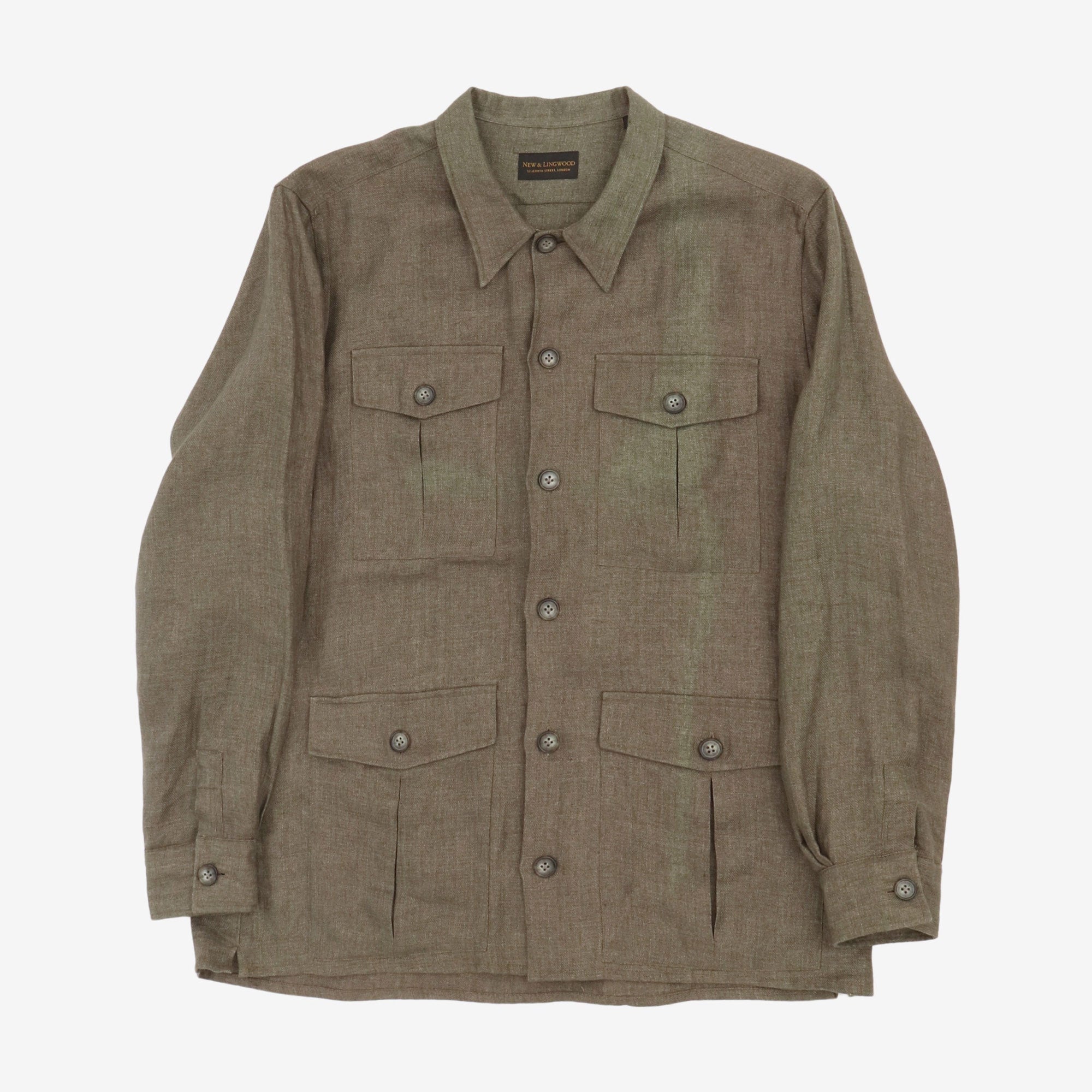 Linen Safari Jacket
