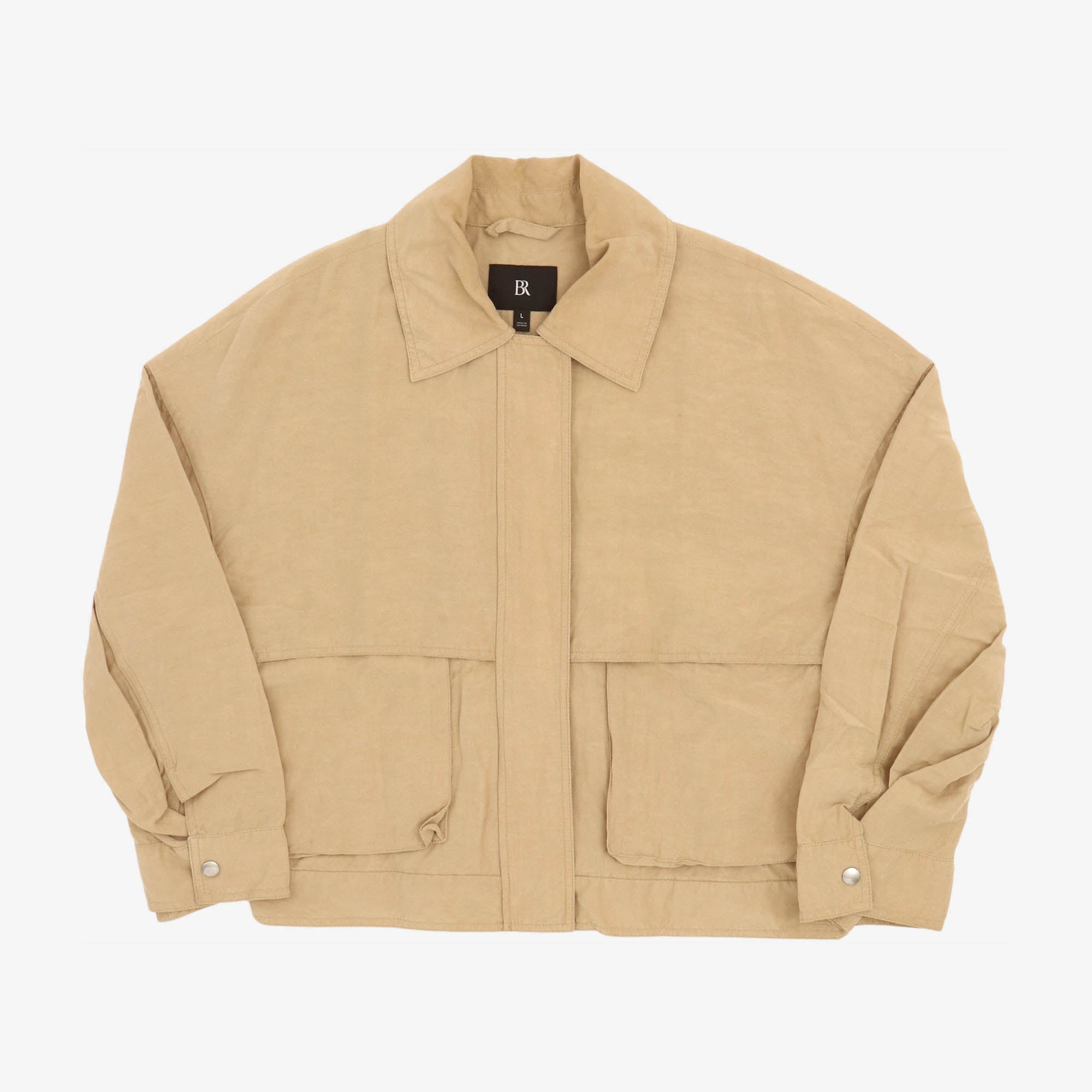 Lyocell Linen Crop Jacket