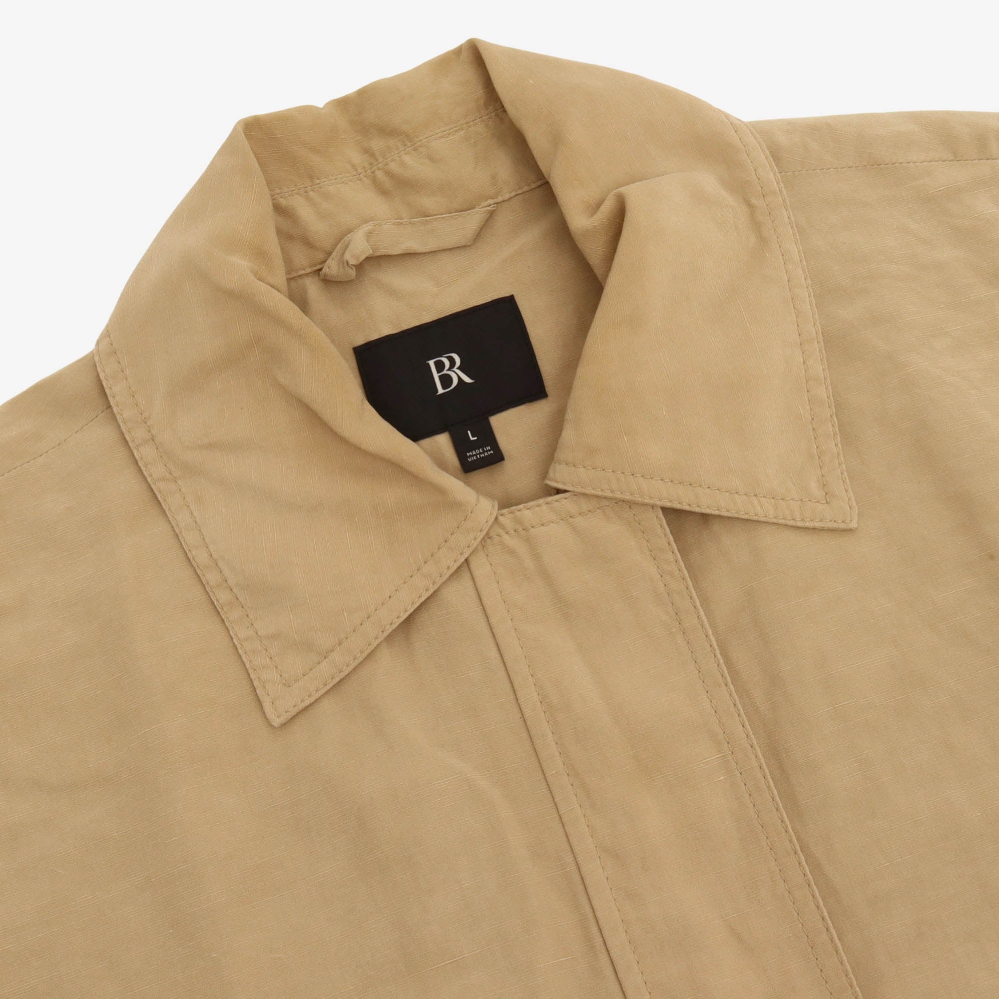 Lyocell Linen Crop Jacket