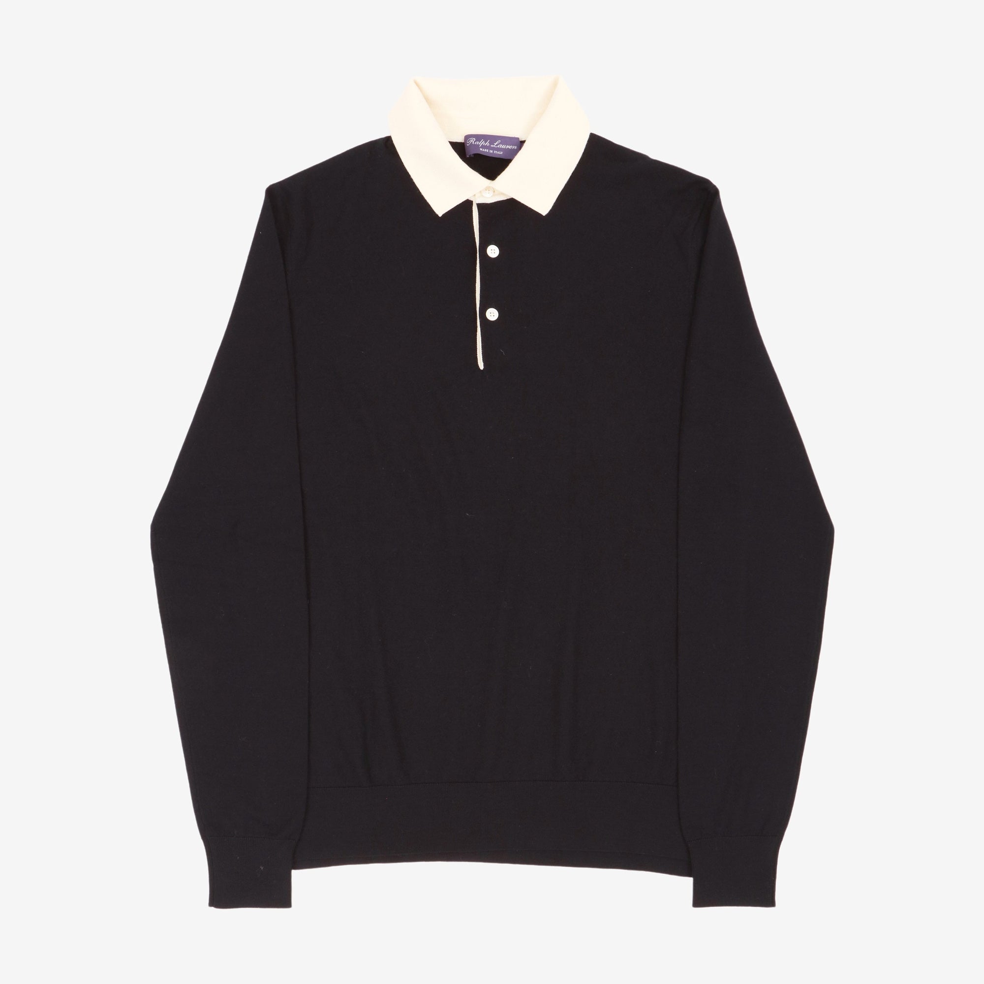 Purple Label Wool Knit Polo