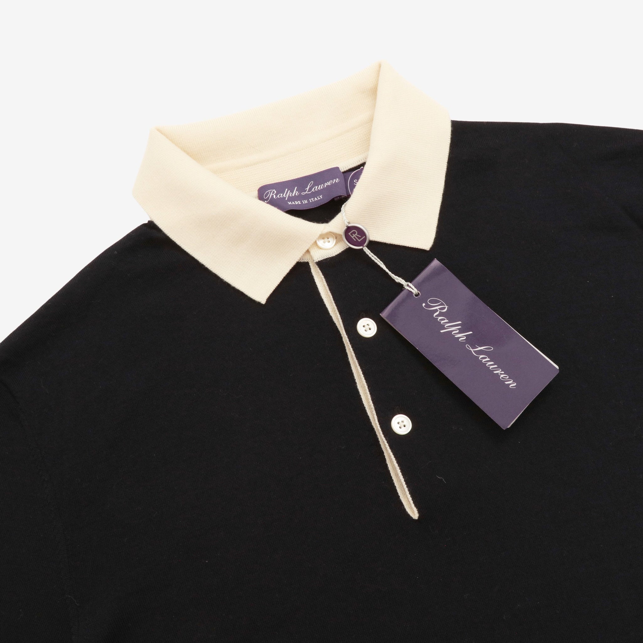 Purple Label Wool Knit Polo