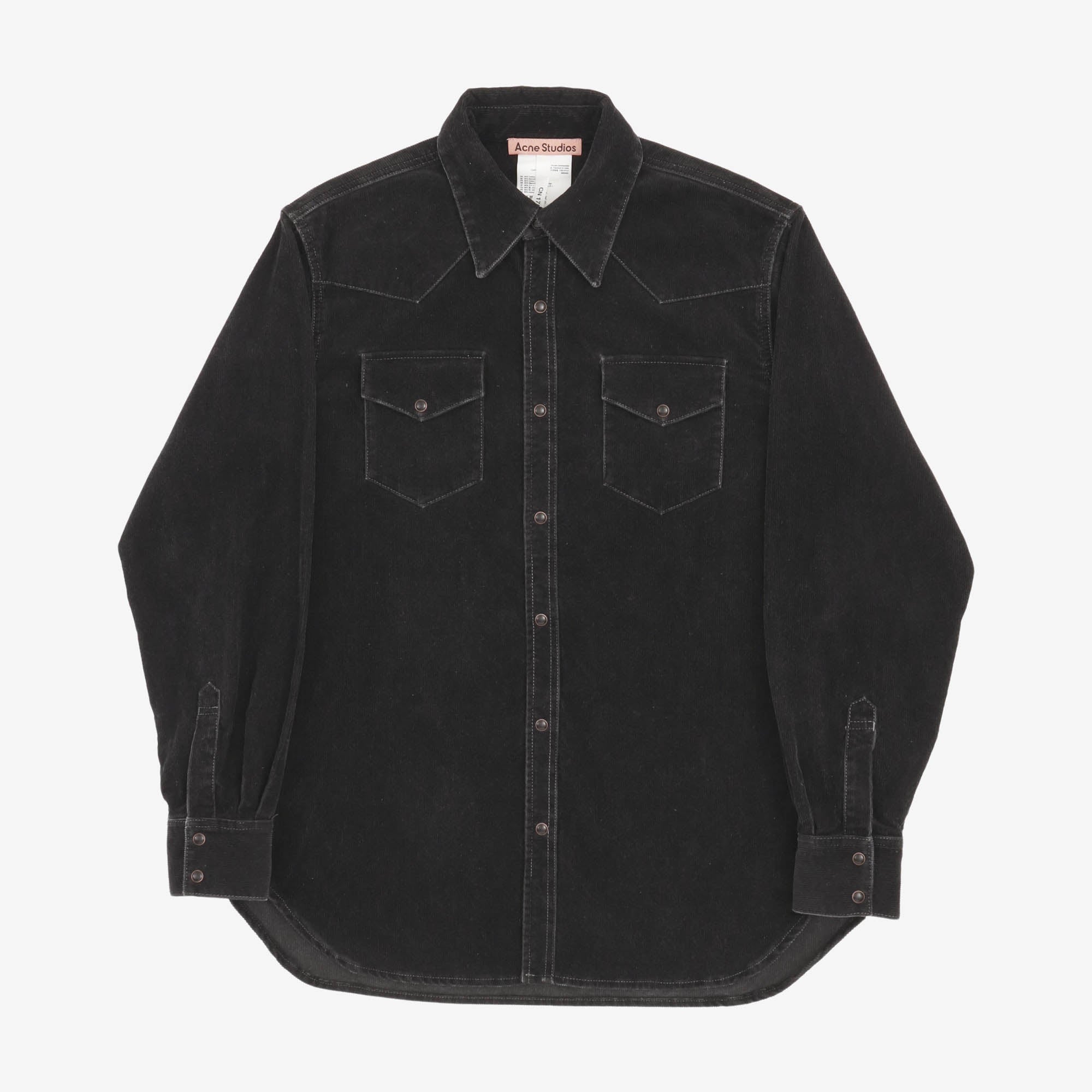 Corduroy Wester Snap Shirt