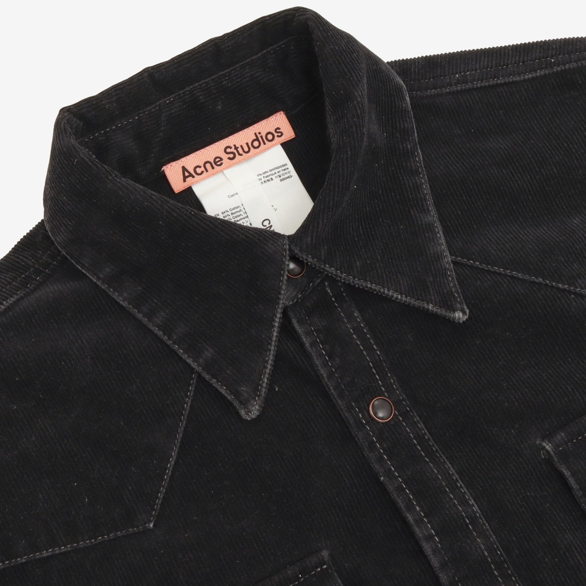 Corduroy Wester Snap Shirt
