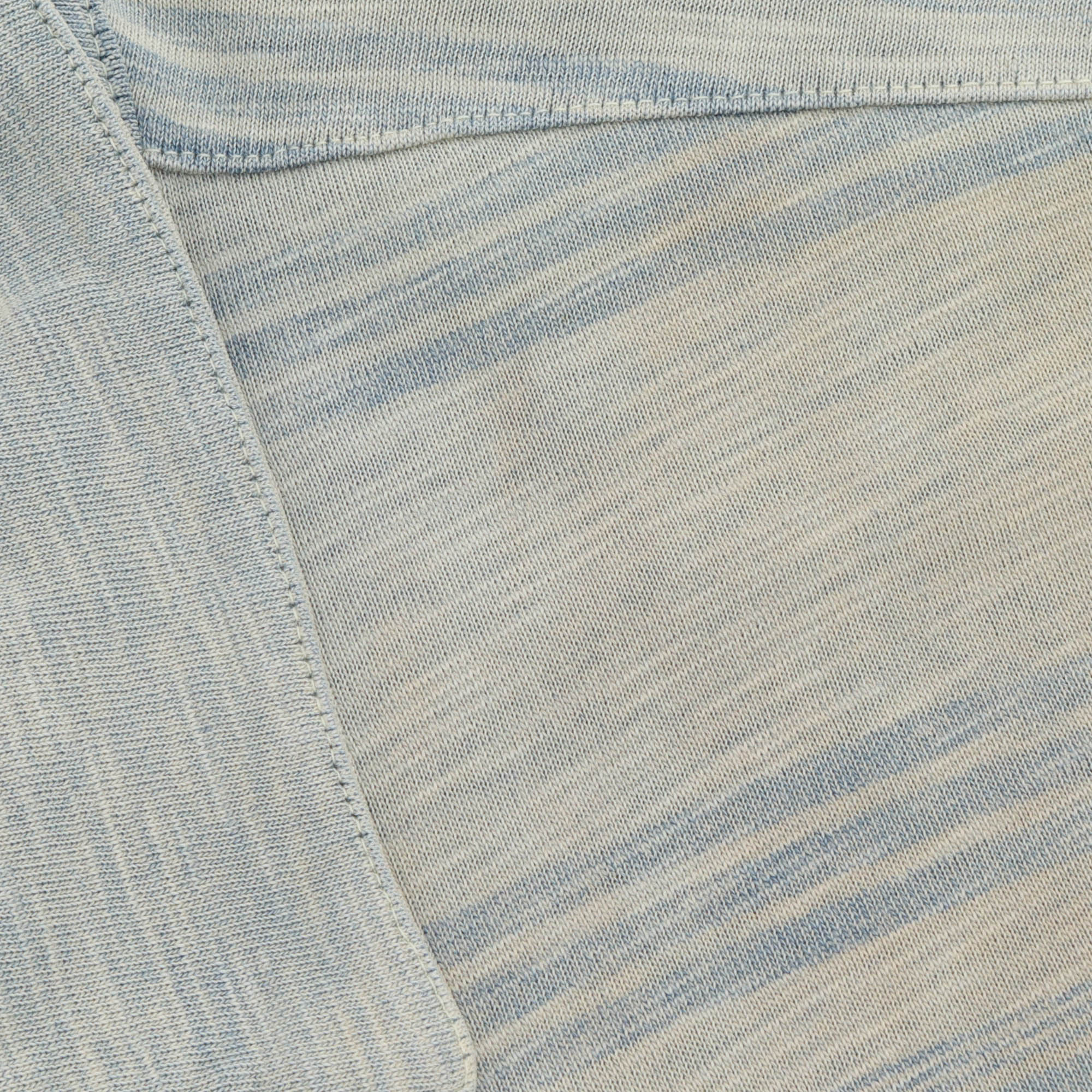 Indigo Stripe Jersey Camp Shirt