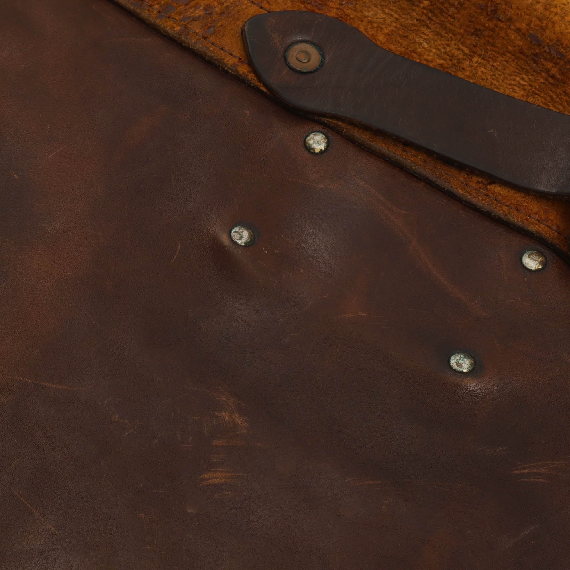 Rough-Out Leather Messenger Bag