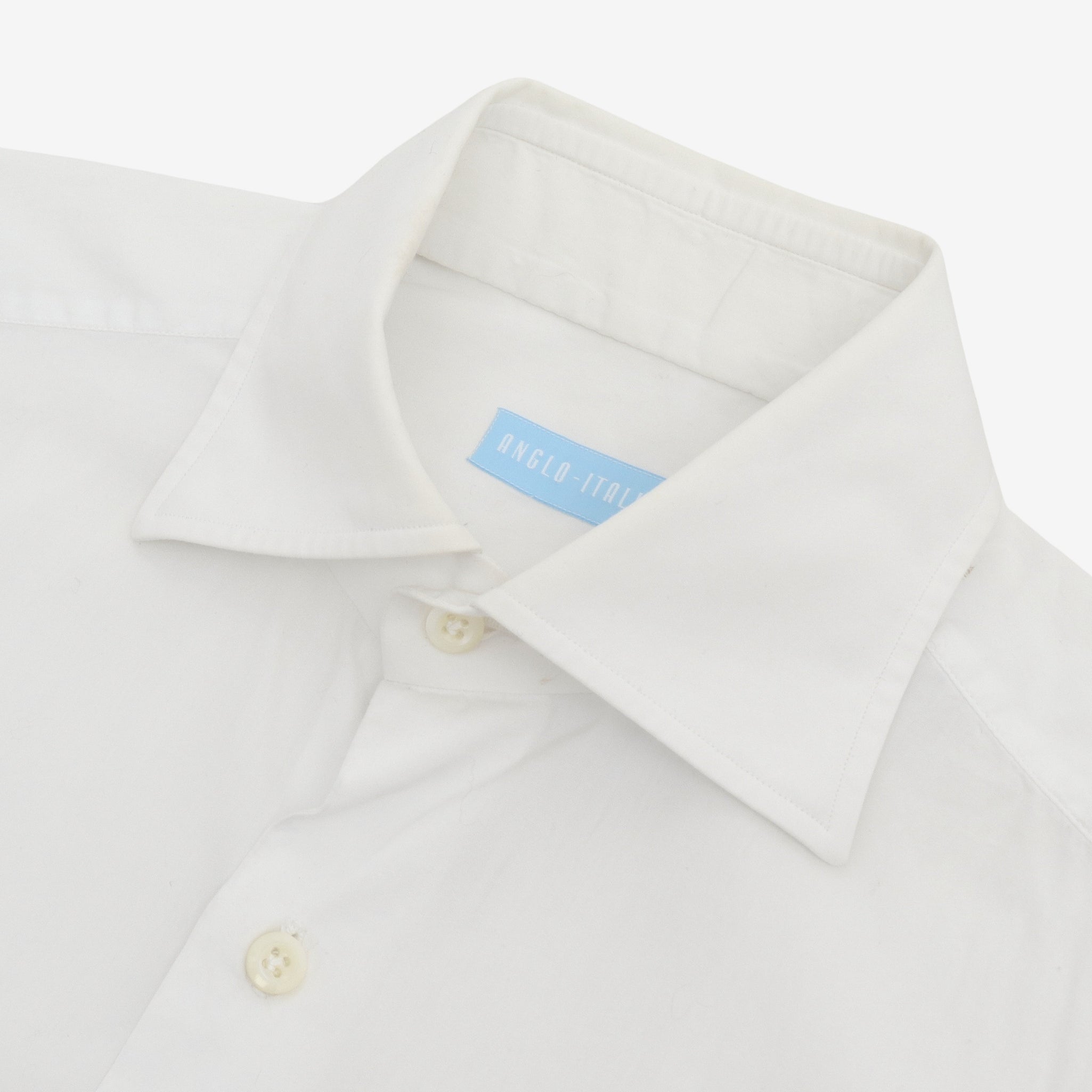 Spread Collar Poplin Shirt