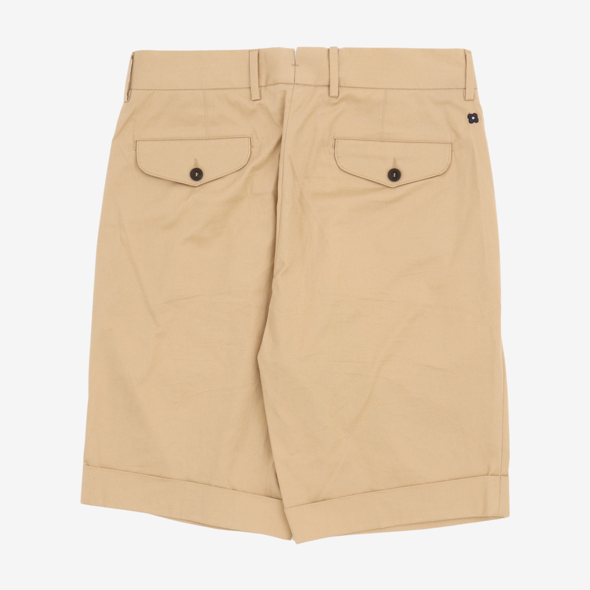 Pleated Gurkha Shorts