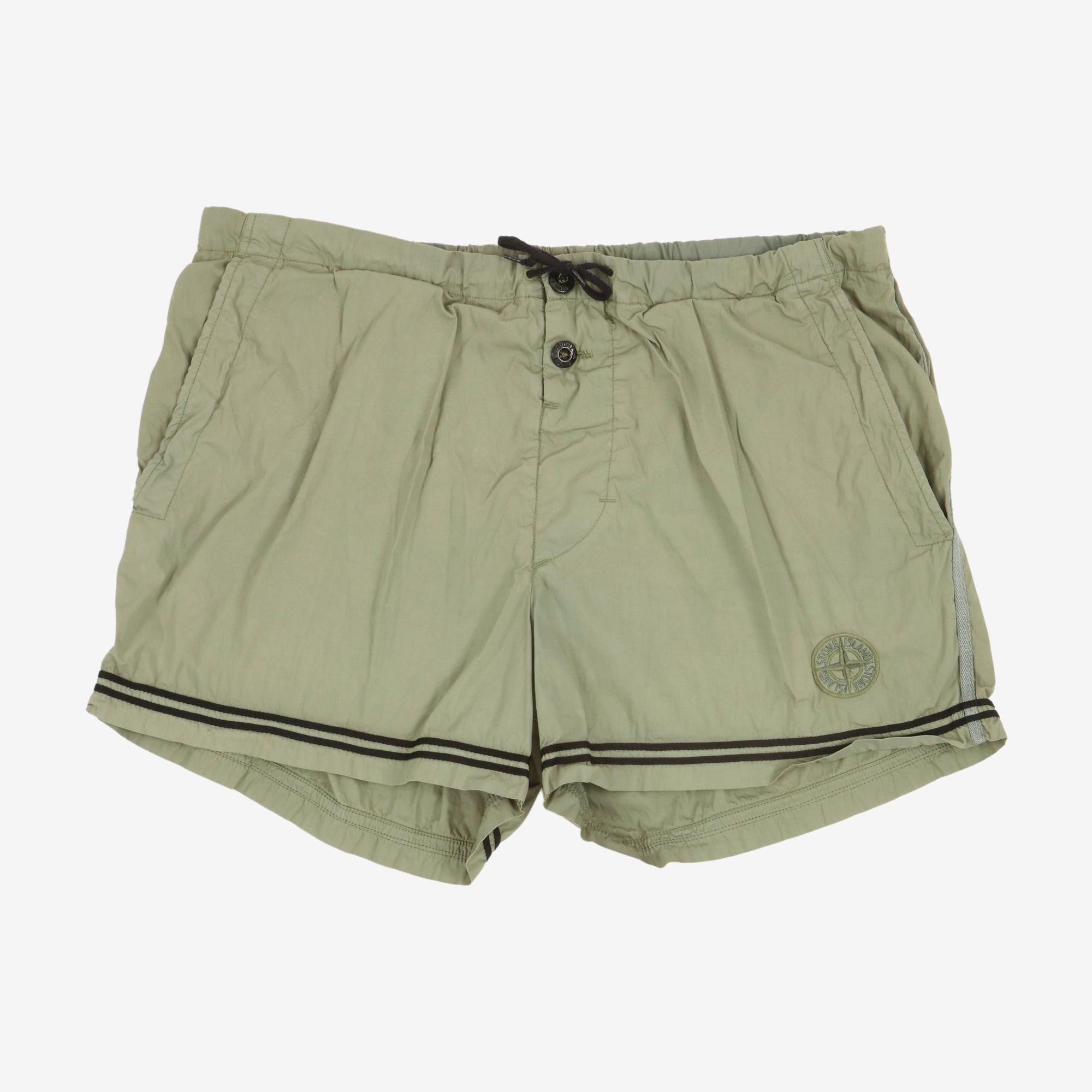 Nylon Blend Swim Shorts