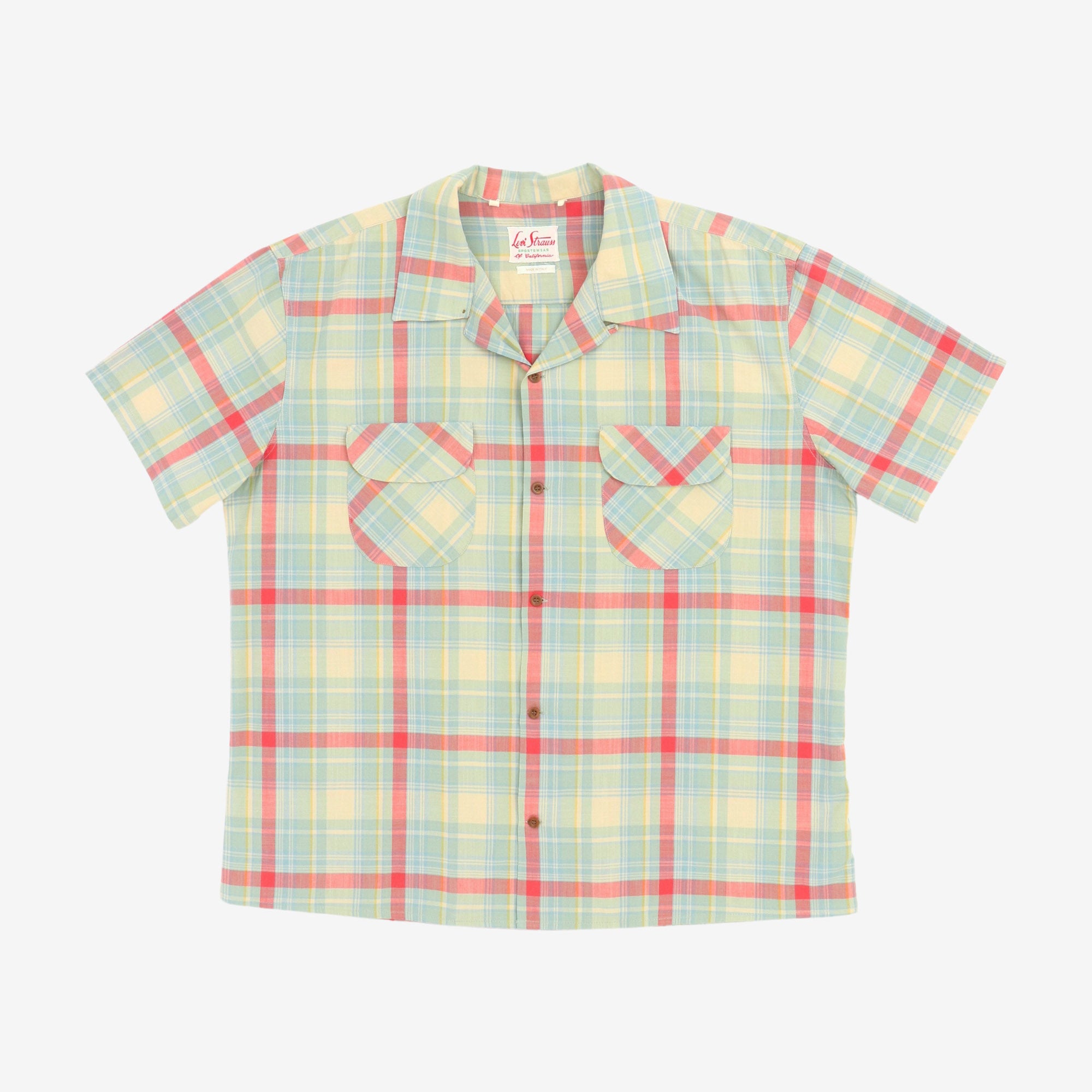 Camp Collar Check Shirt