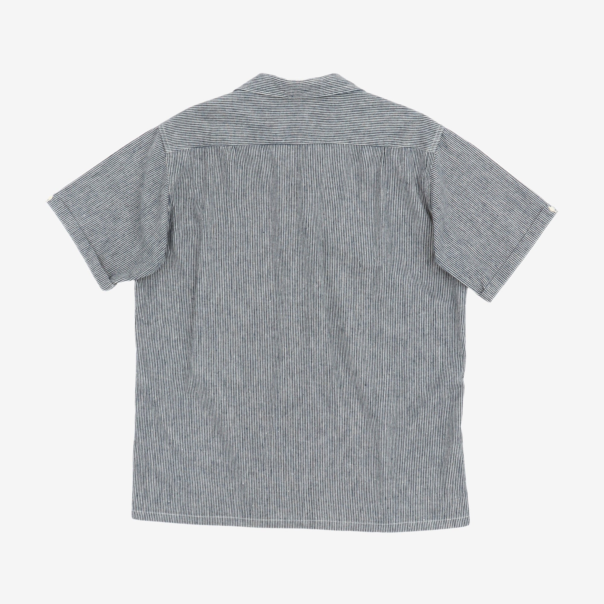 Duck Digger Open Collar Stripe Shirt