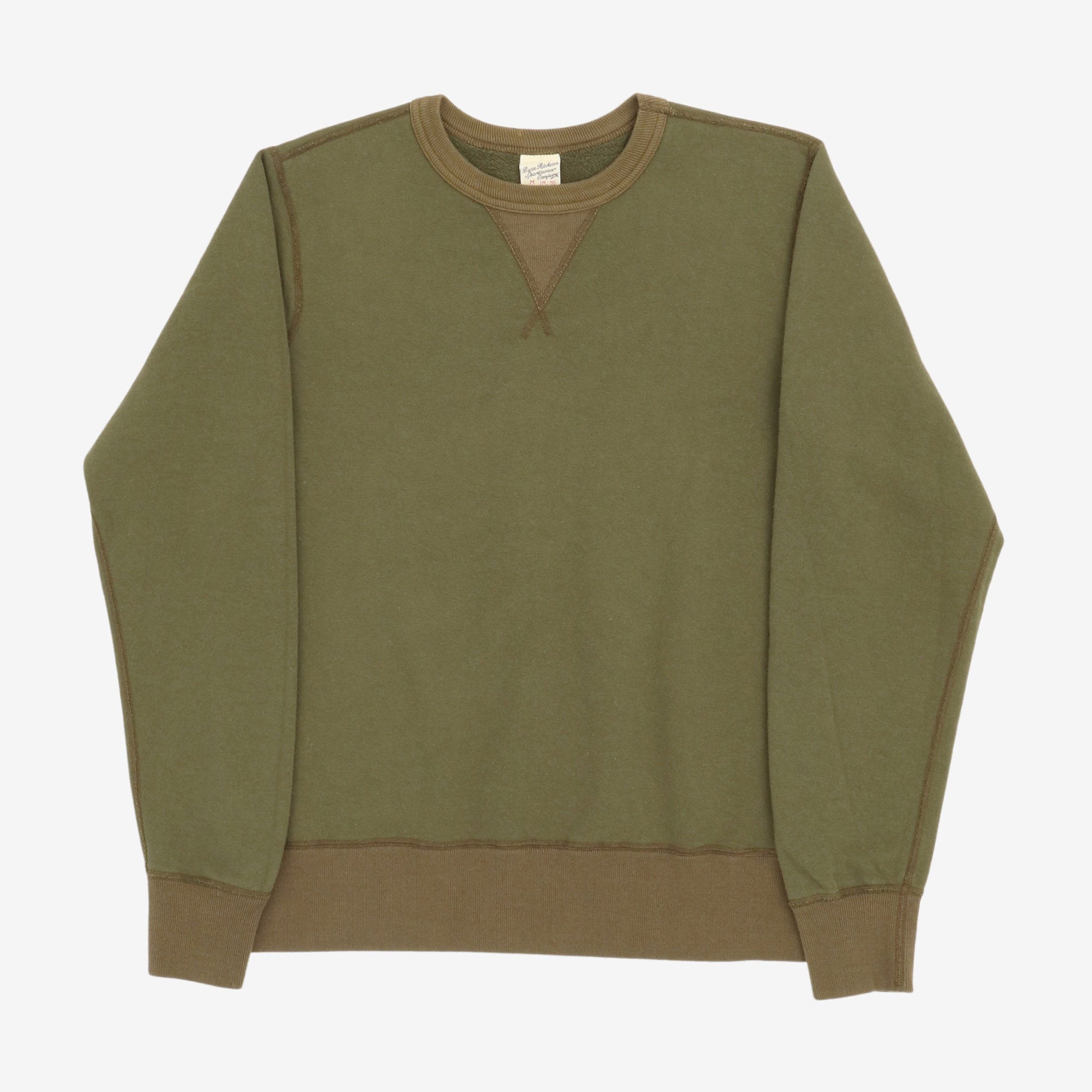 4 Needle Plain Sweatshirt