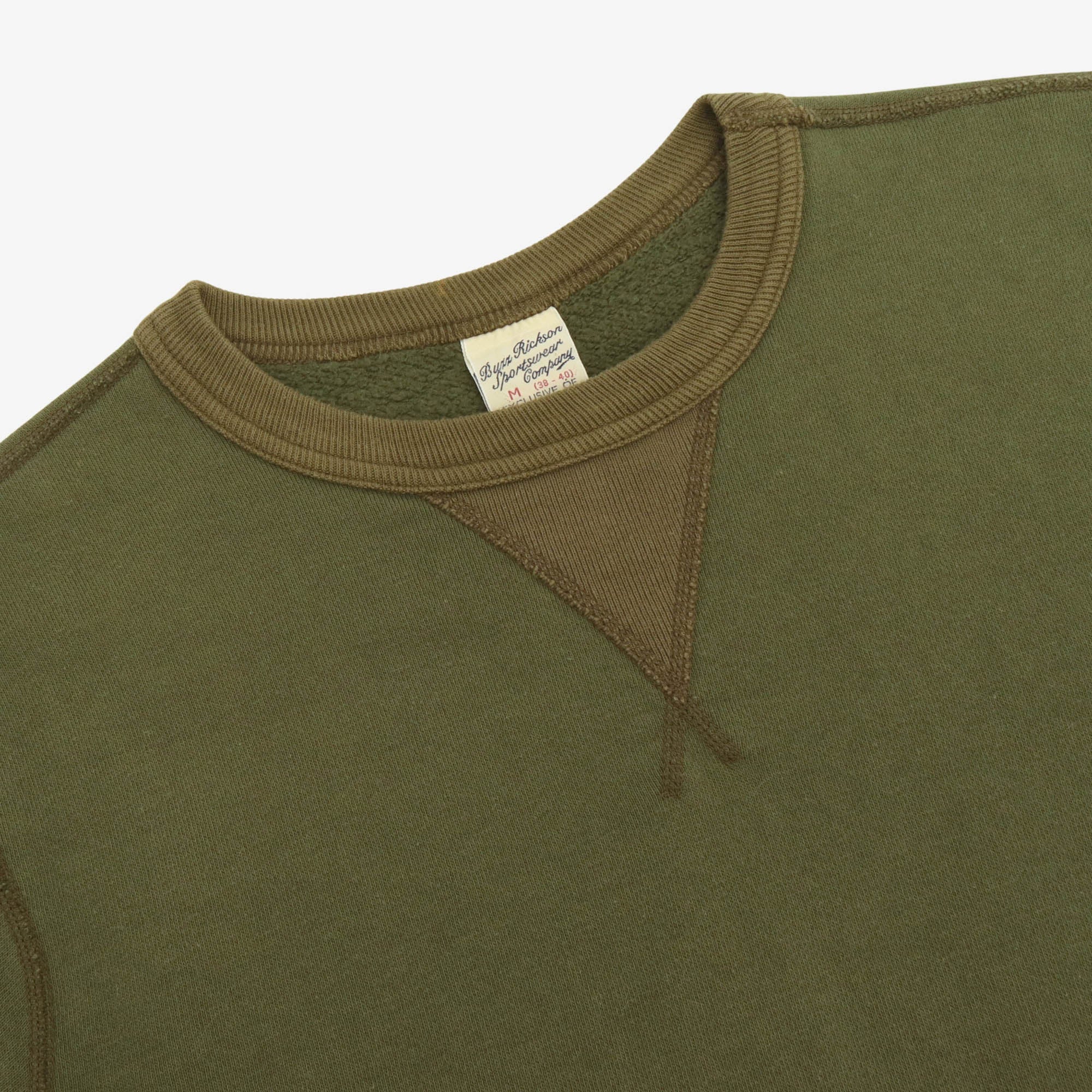 4 Needle Plain Sweatshirt