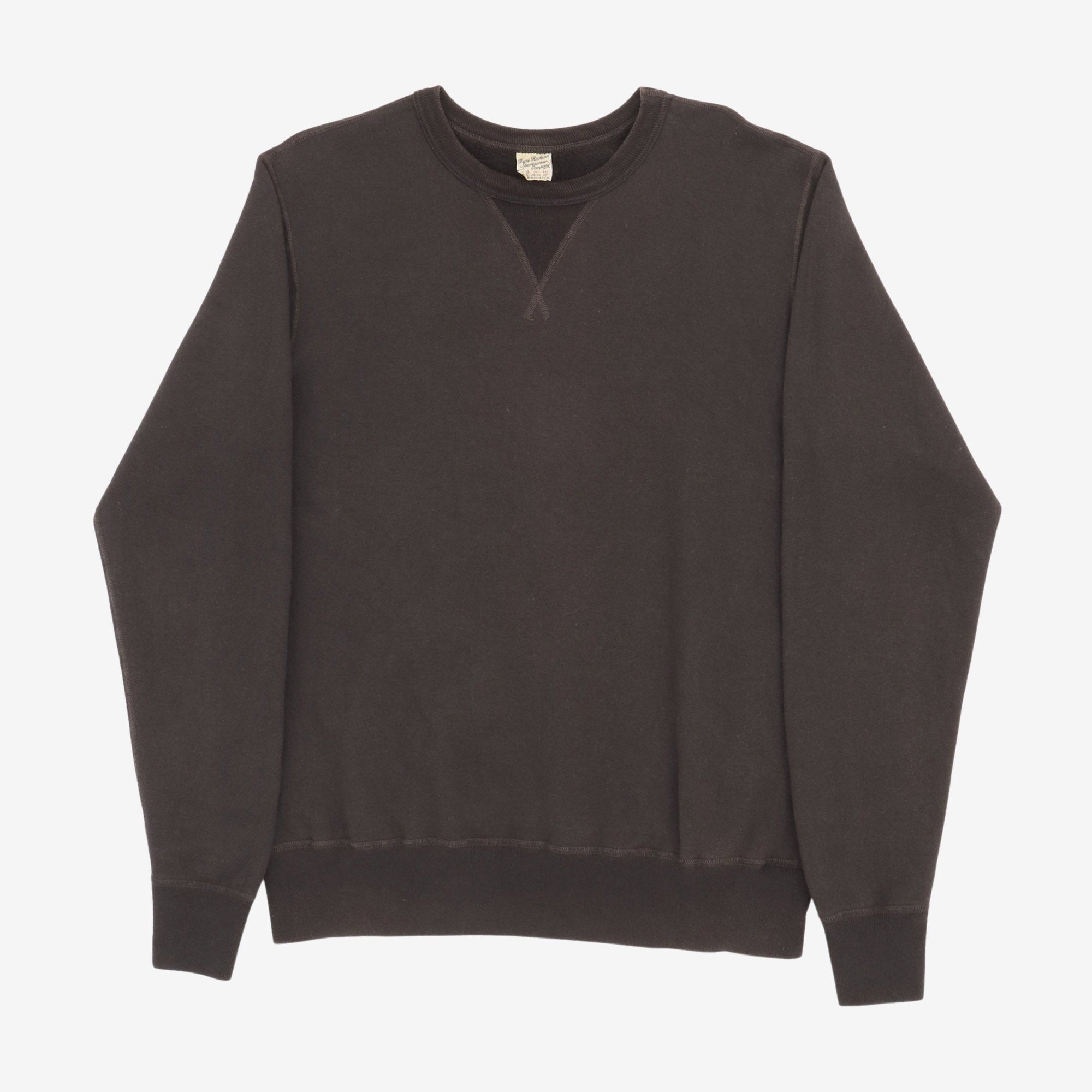 4 Needle Plain Sweatshirt