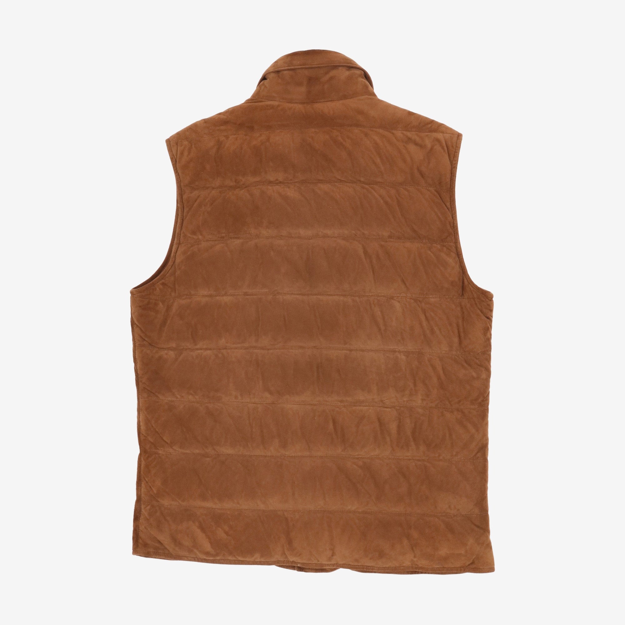 Suede Padded Vest