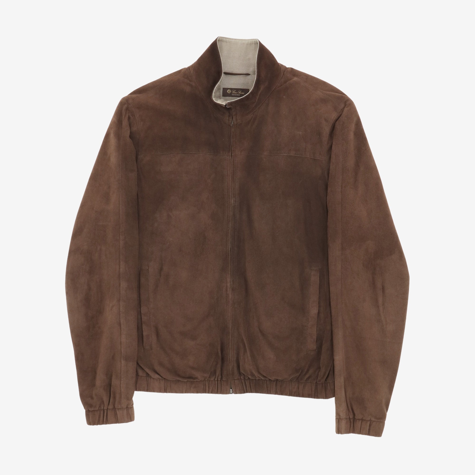 Suede Zip Bomber