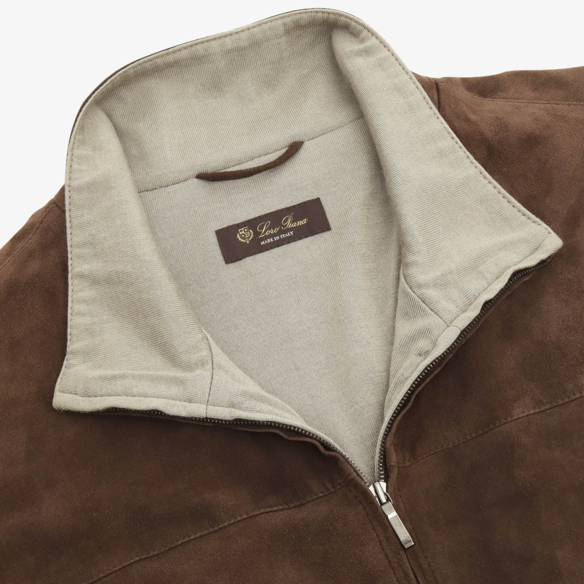 Suede Zip Bomber