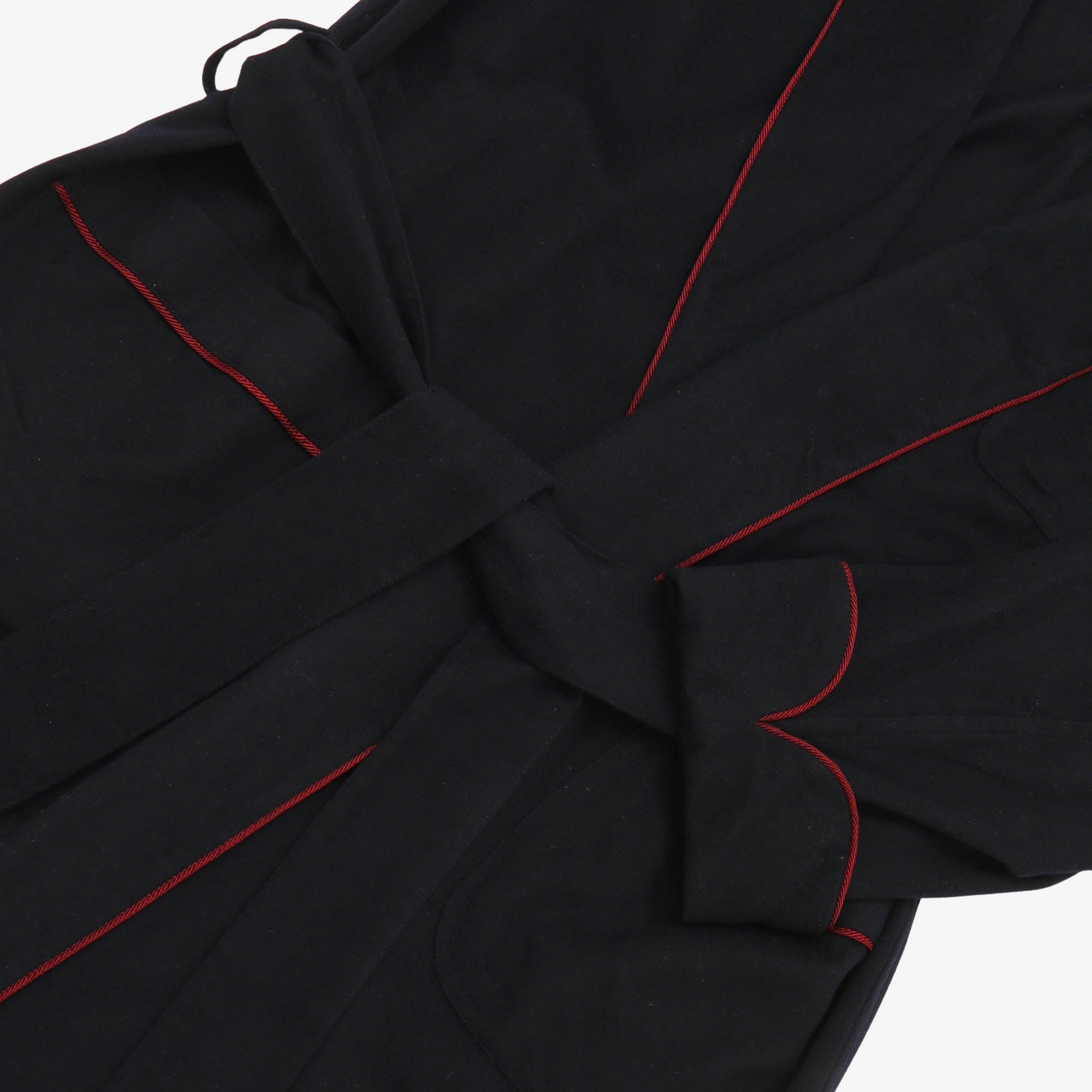 James Piped Baby Cashmere Robe