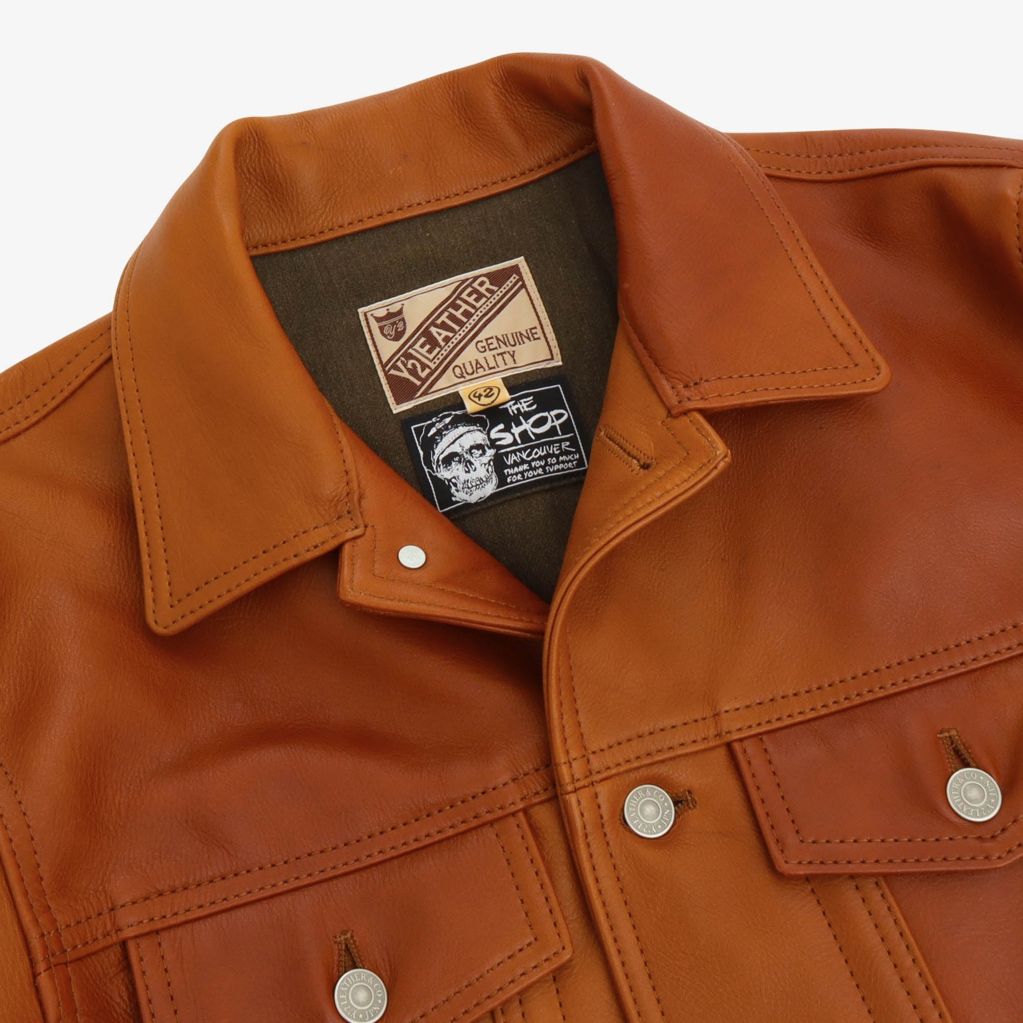 Kakishibu HD-03 Type 3 Leather Jacket (The Shop Vancouver)