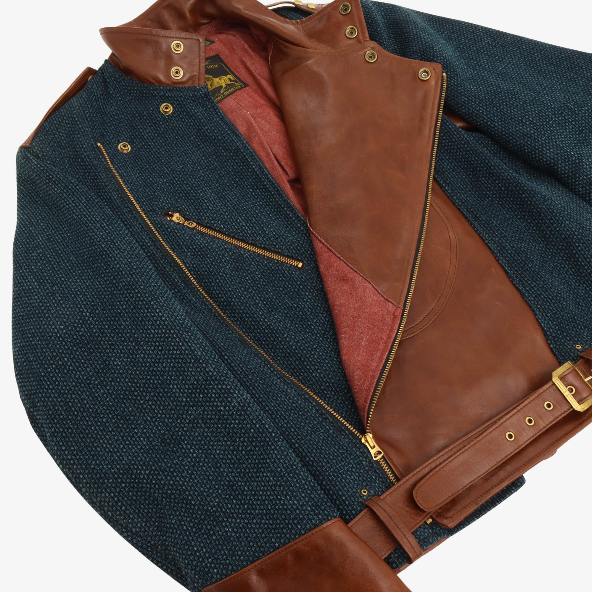 Horsehide Sashiko Chevalier Jacket