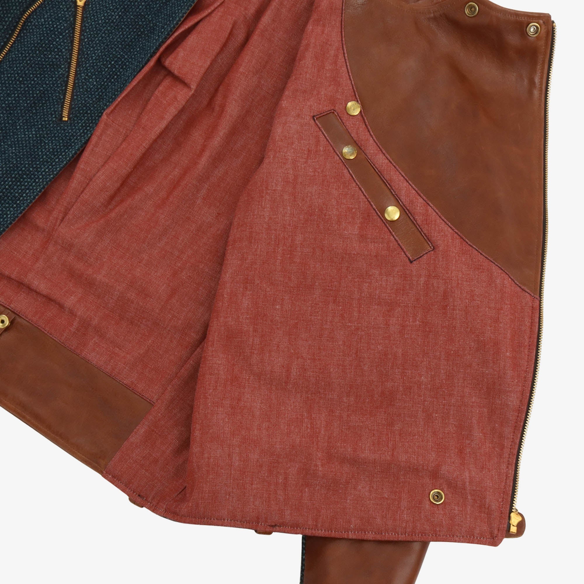 Horsehide Sashiko Chevalier Jacket