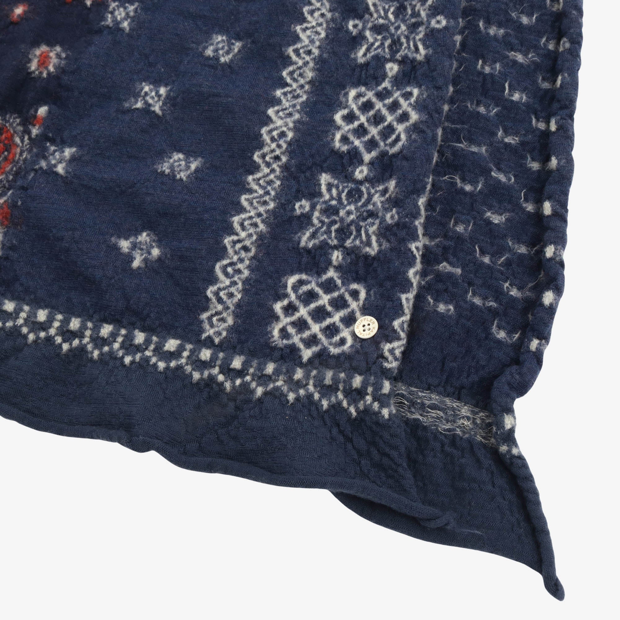 Fulling Wool Happy Patchwork Bandana Scarf