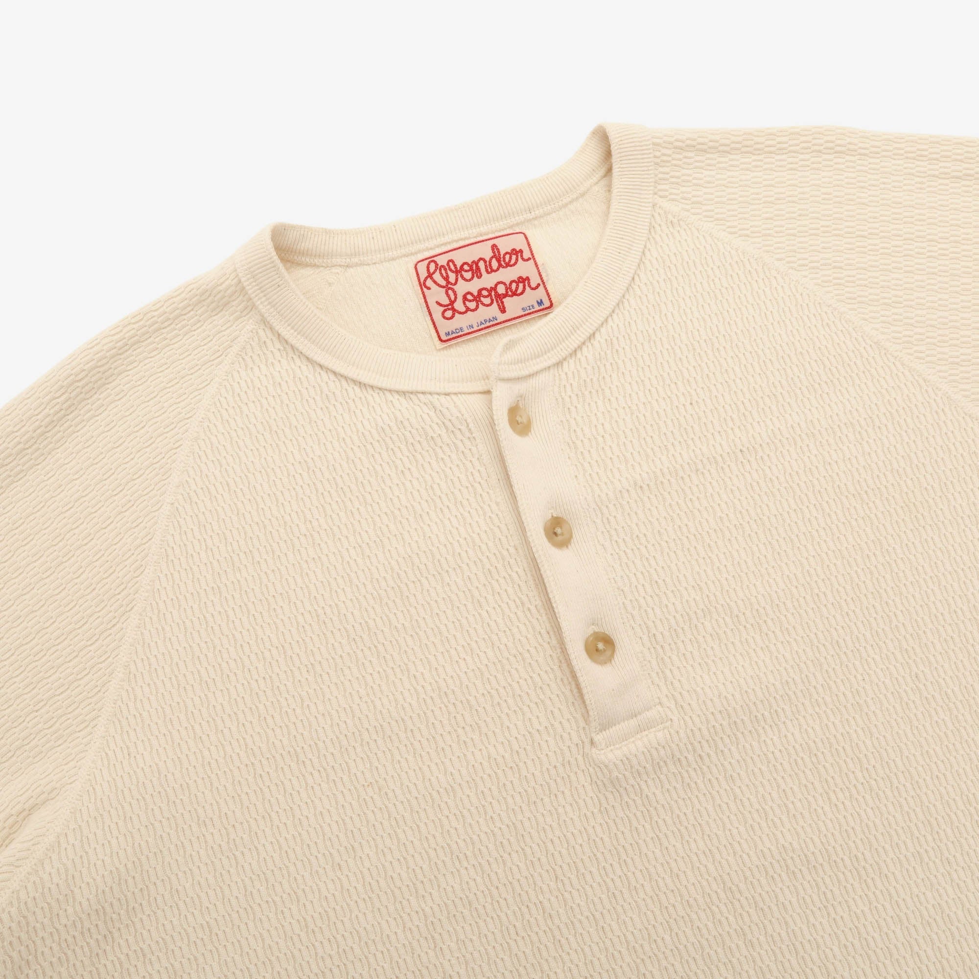 Cashmere Blend Honeycomb Henley