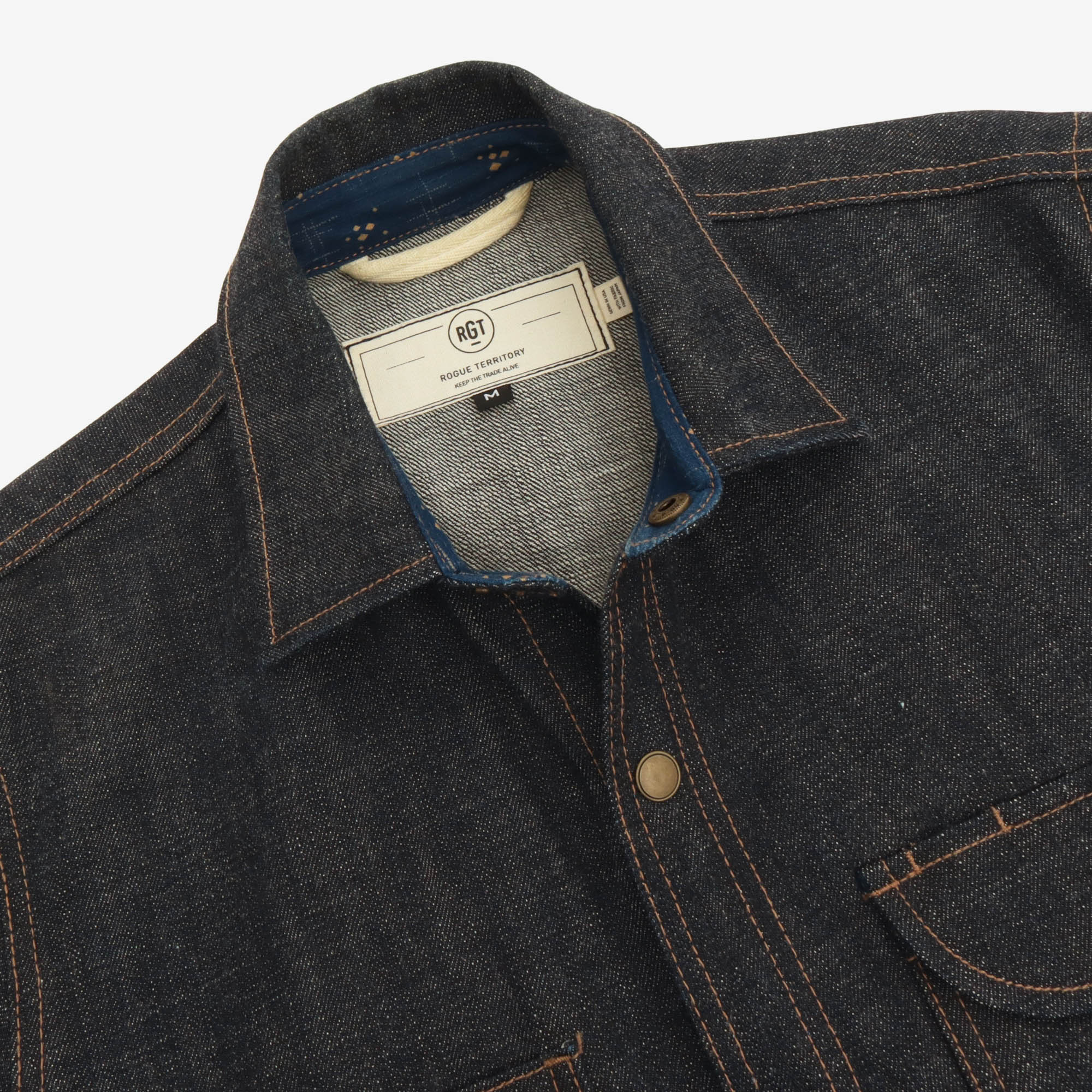 13.5oz Cryptic Selvedge Denim Shirt