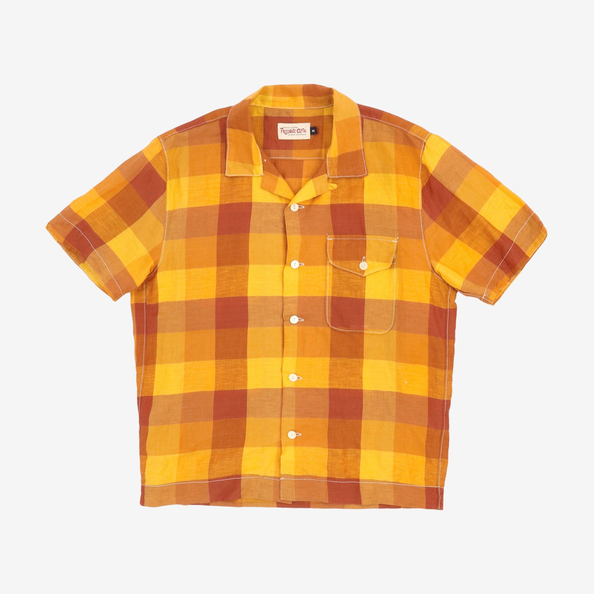 Jove Linen Blend Check Shirt
