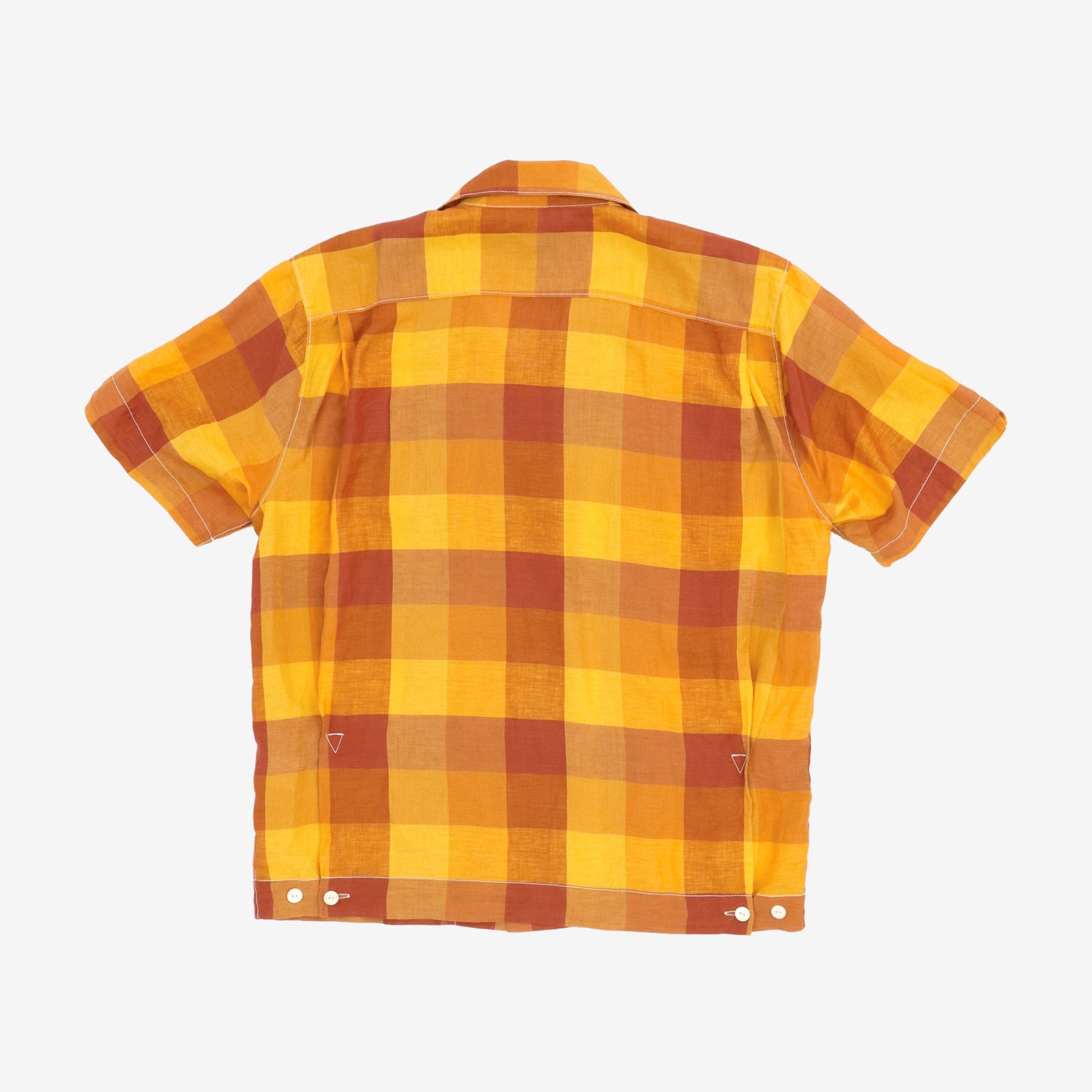 Jove Linen Blend Check Shirt