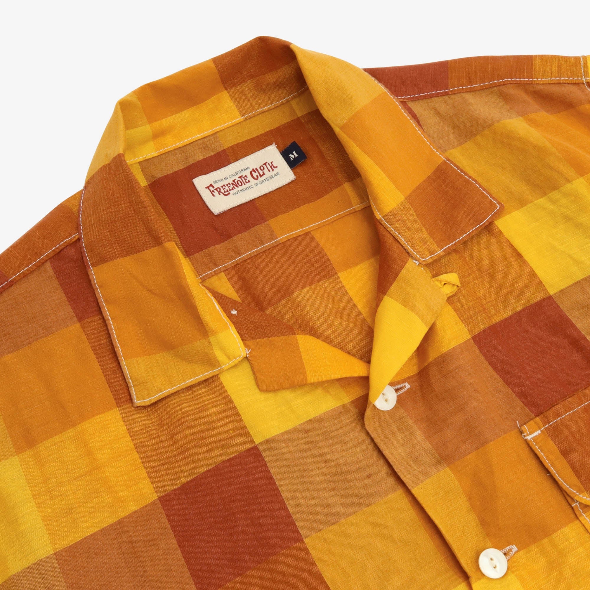 Jove Linen Blend Check Shirt
