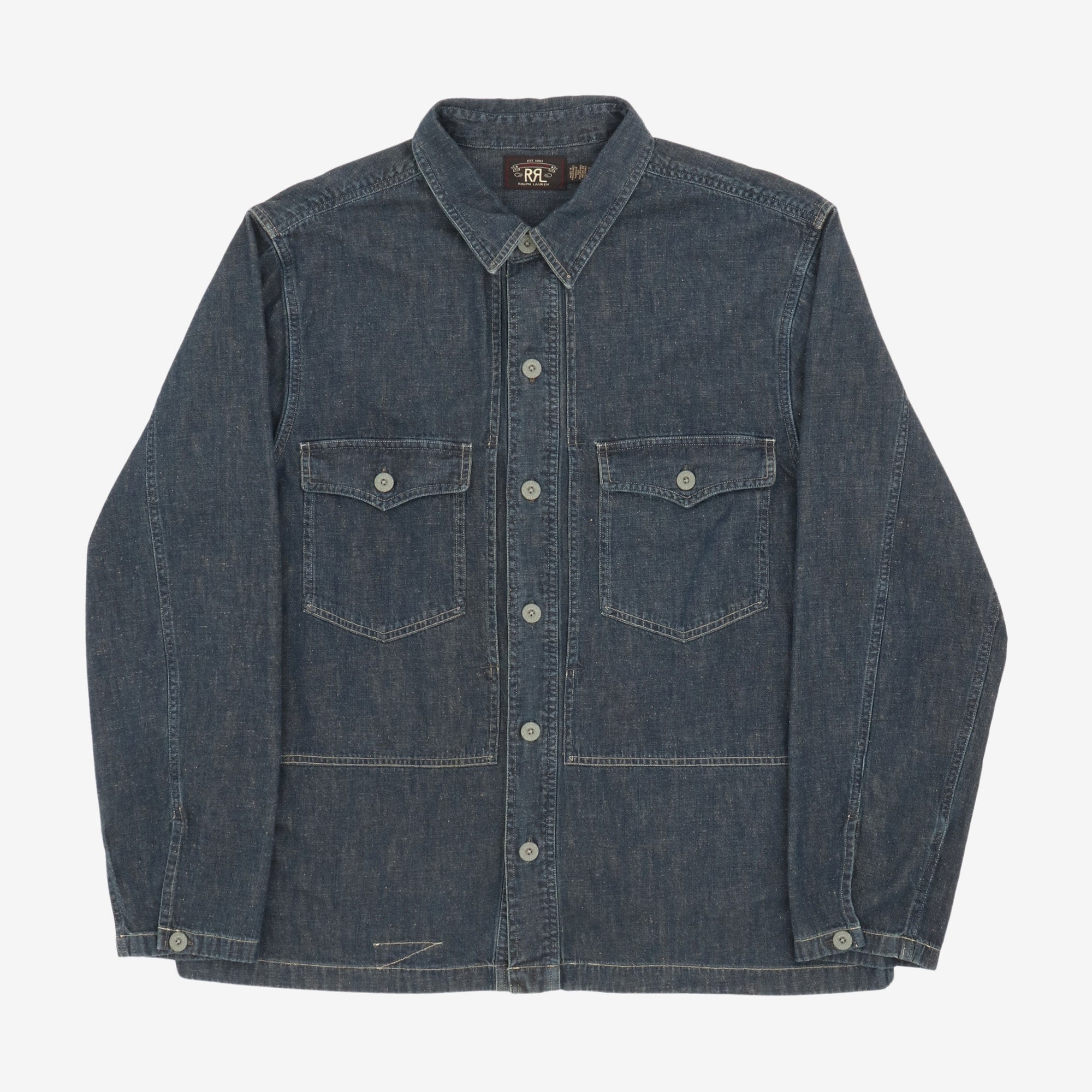 Denim Overshirt Jacket