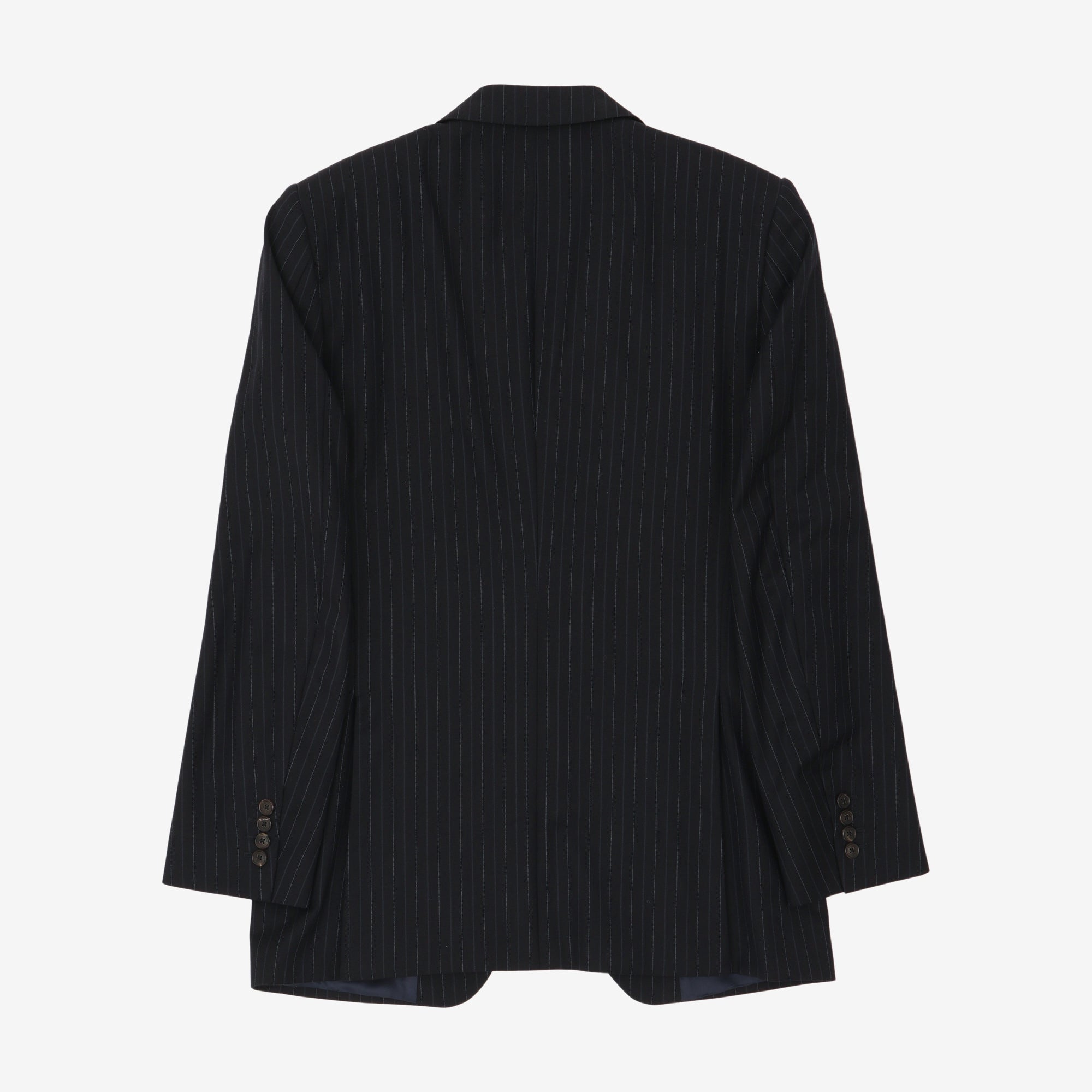 Pinstripe Wool Suit
