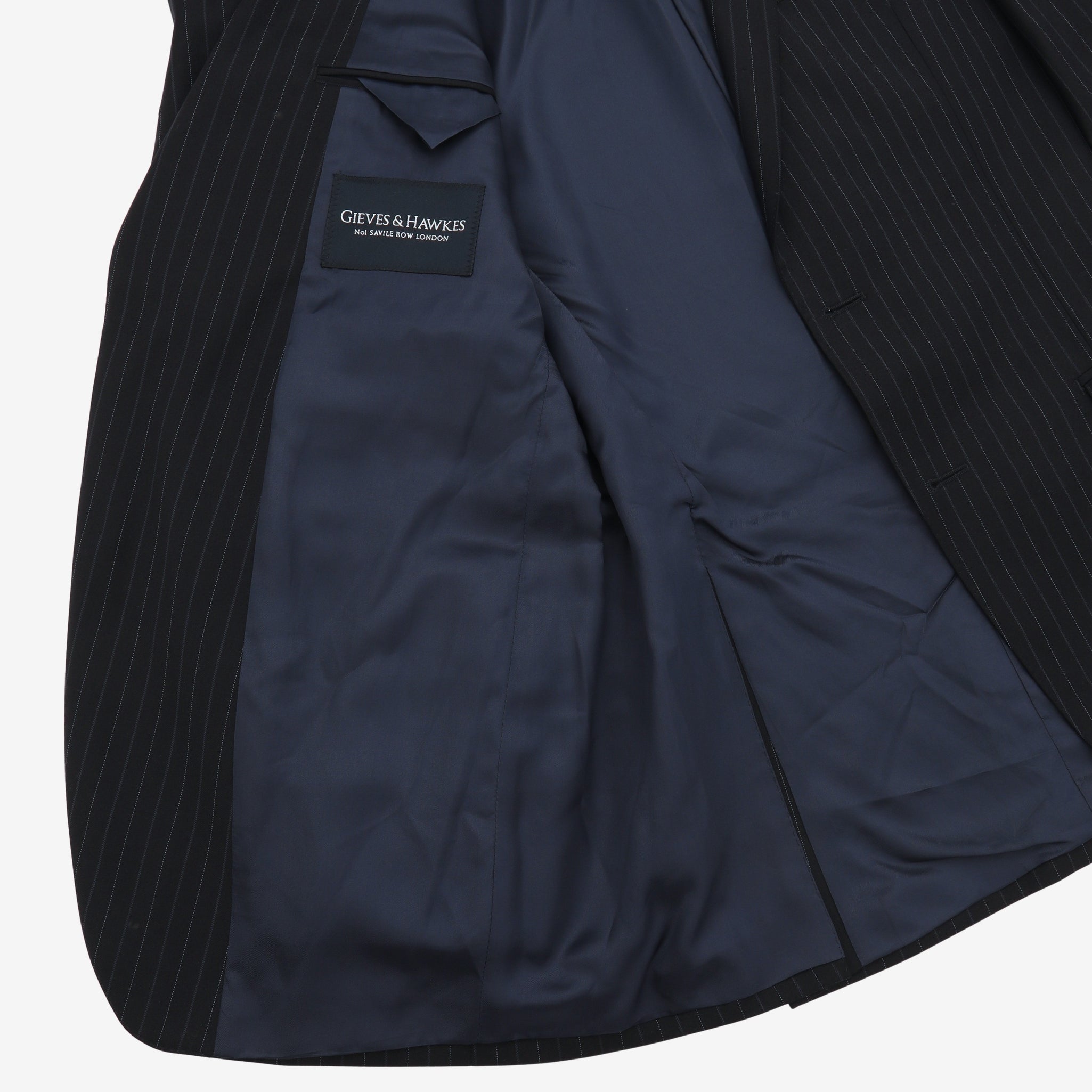 Pinstripe Wool Suit