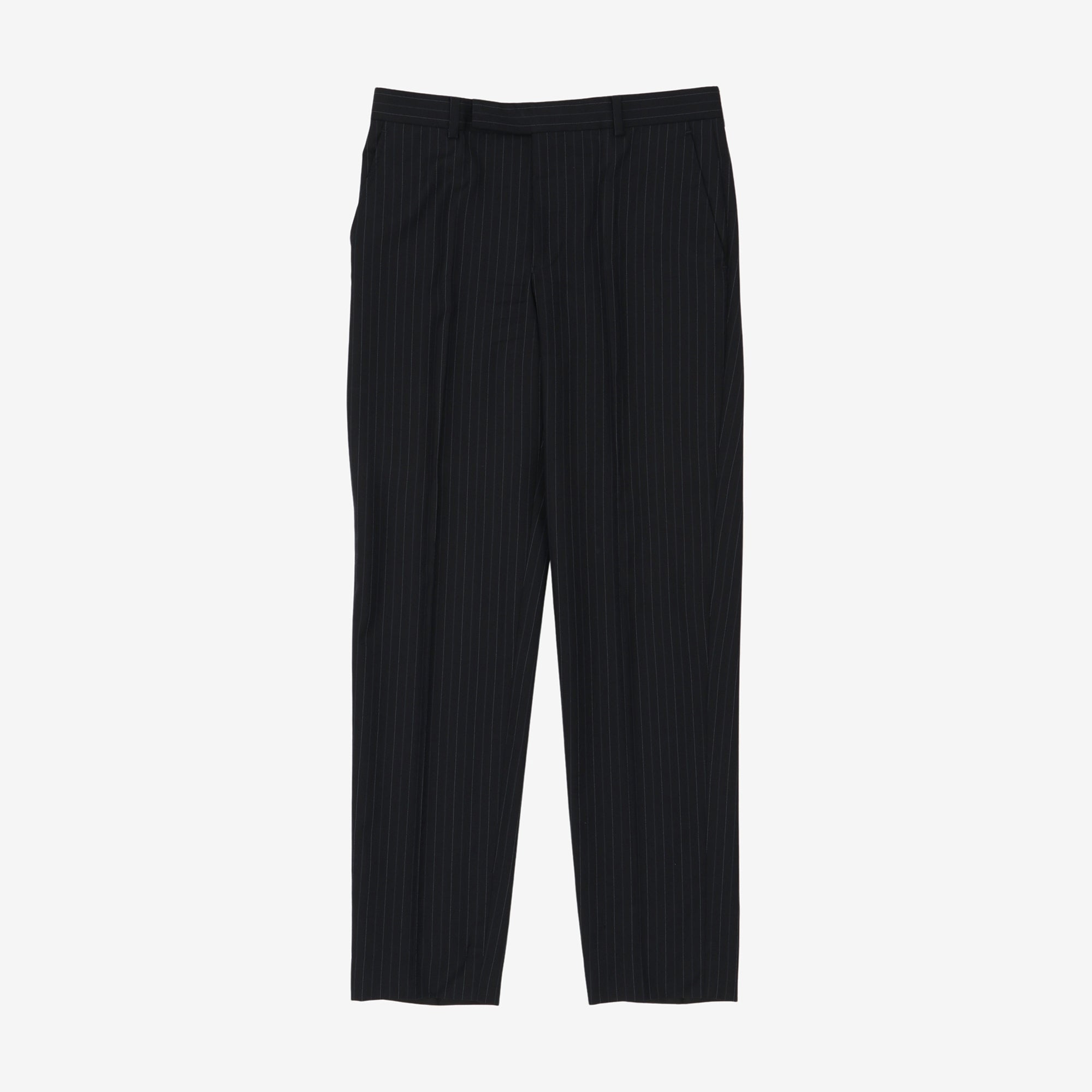 Pinstripe Wool Suit