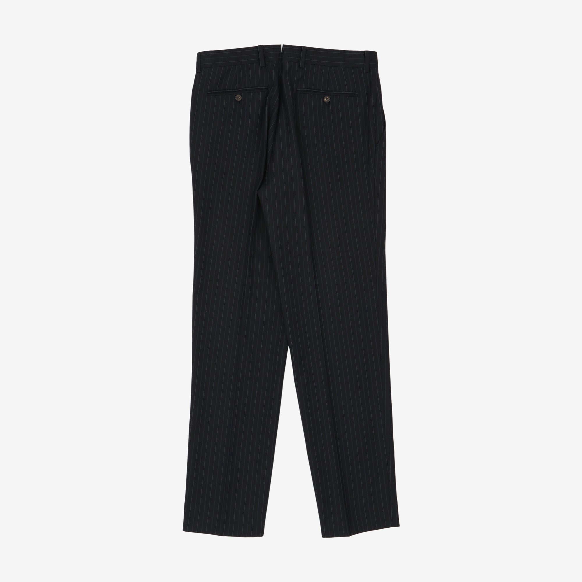 Pinstripe Wool Suit