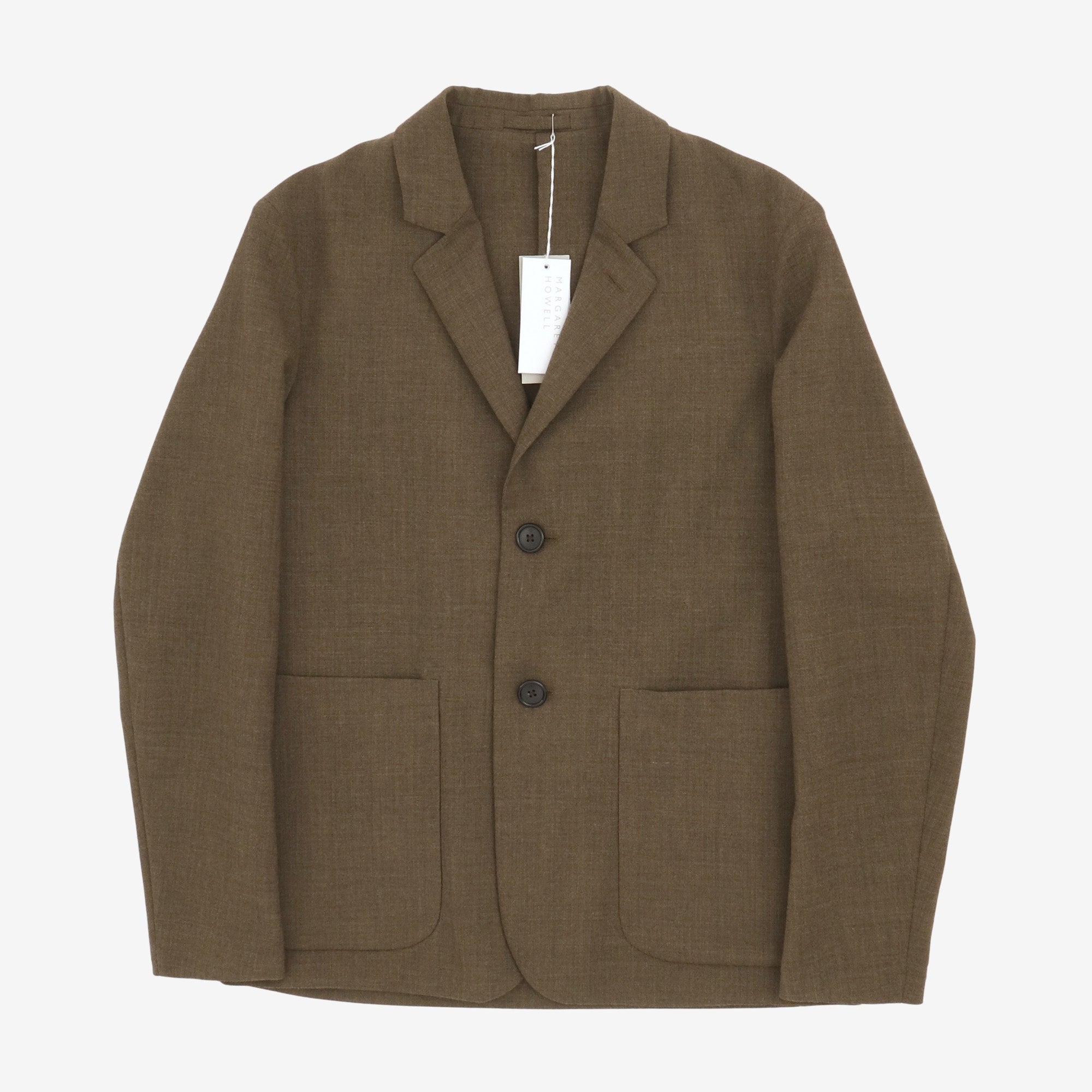 Plain Weave Patch Pocket Blazer