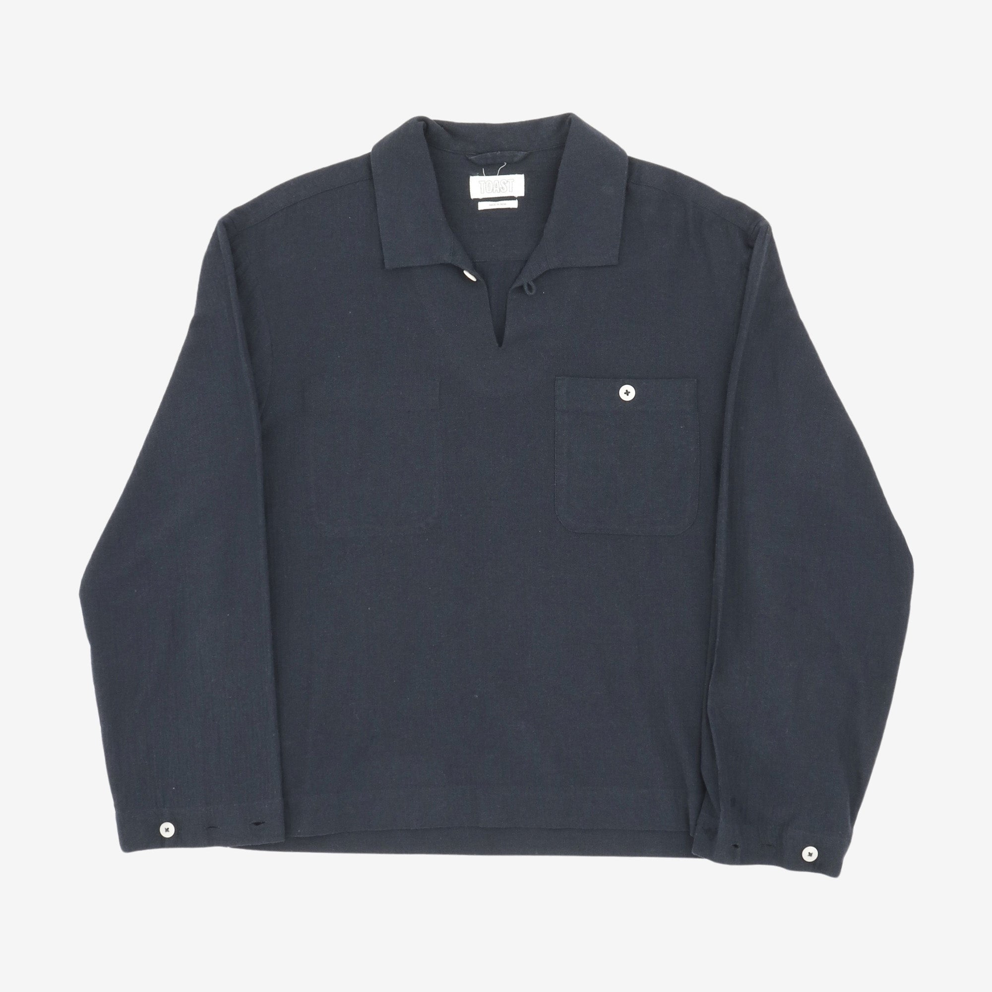 Brushed Cotton HBT Relaxed Smock