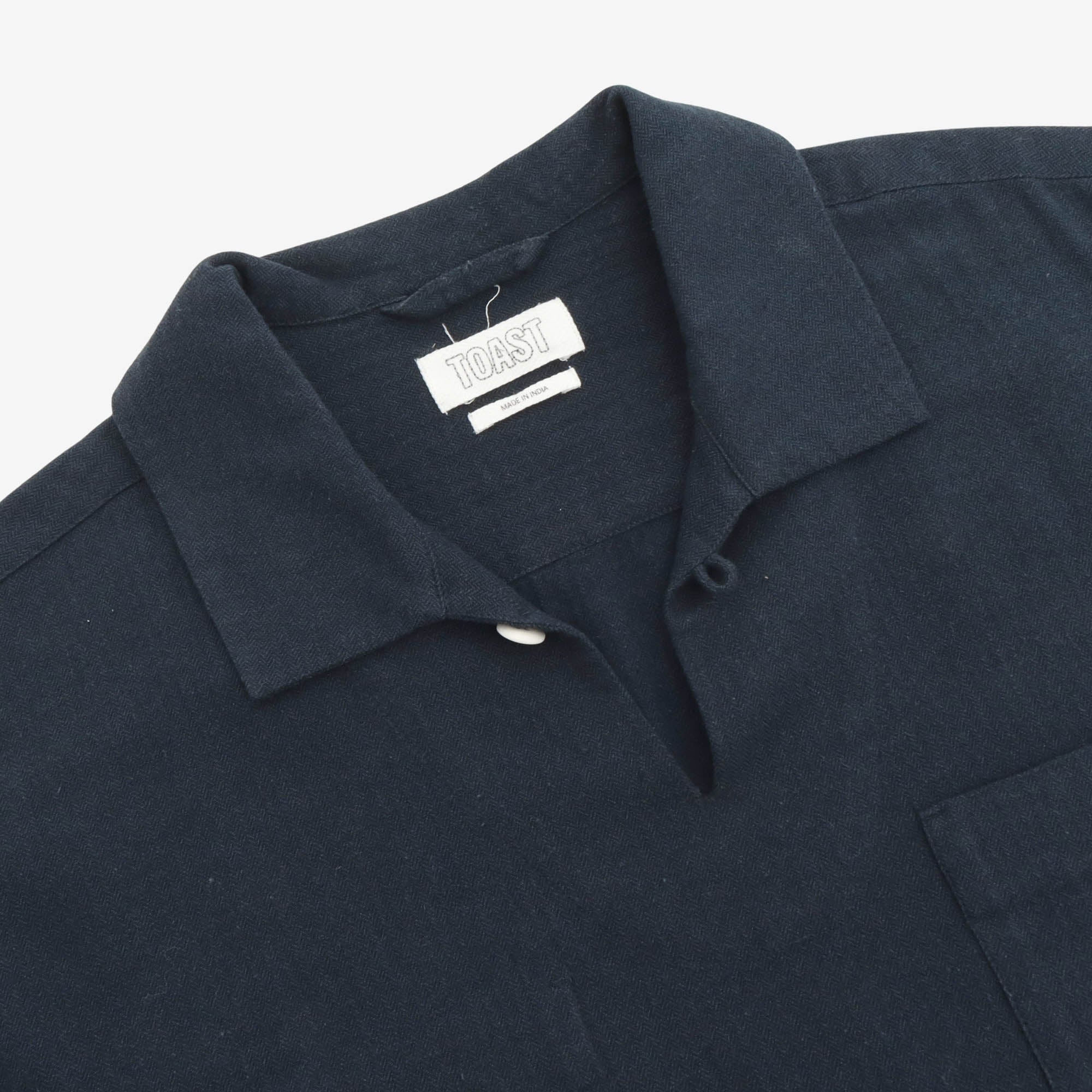 Brushed Cotton HBT Relaxed Smock