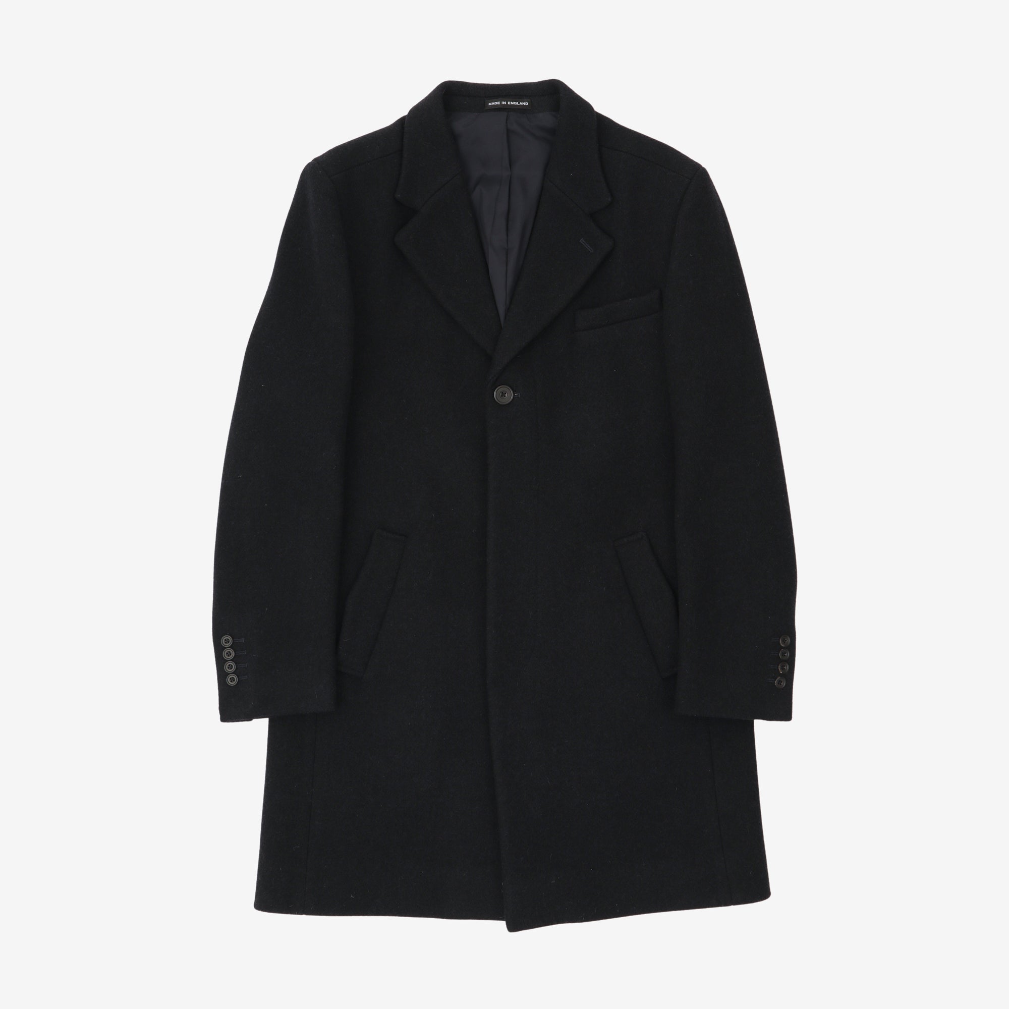 Fox Brothers Wool Overcoat