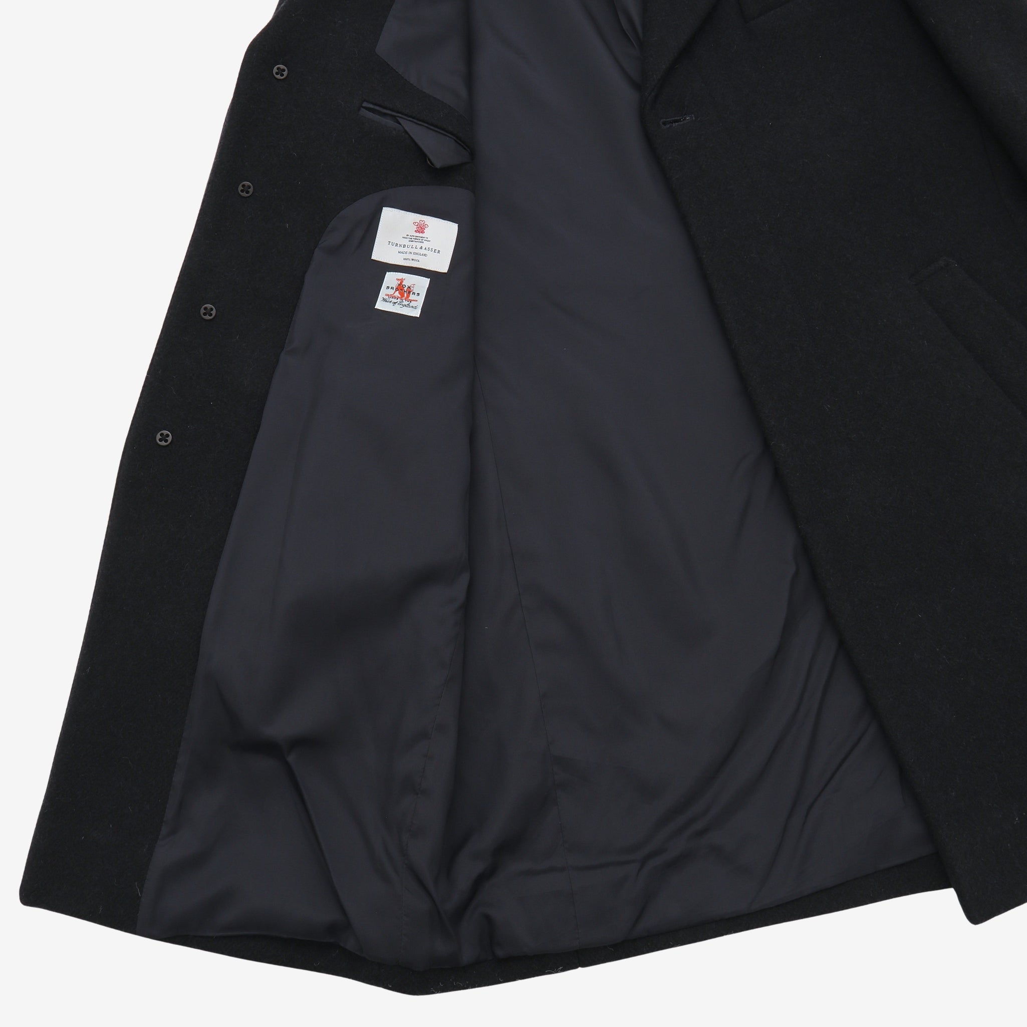 Fox Brothers Wool Overcoat
