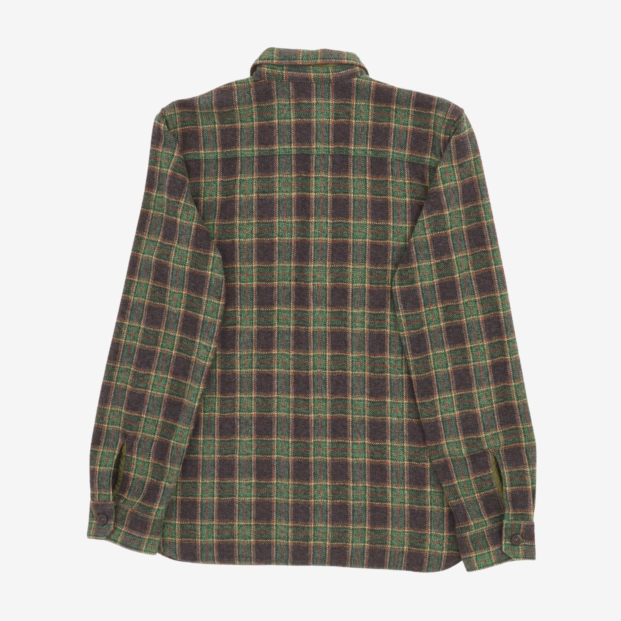 Woven Check Double Pocket Shirt
