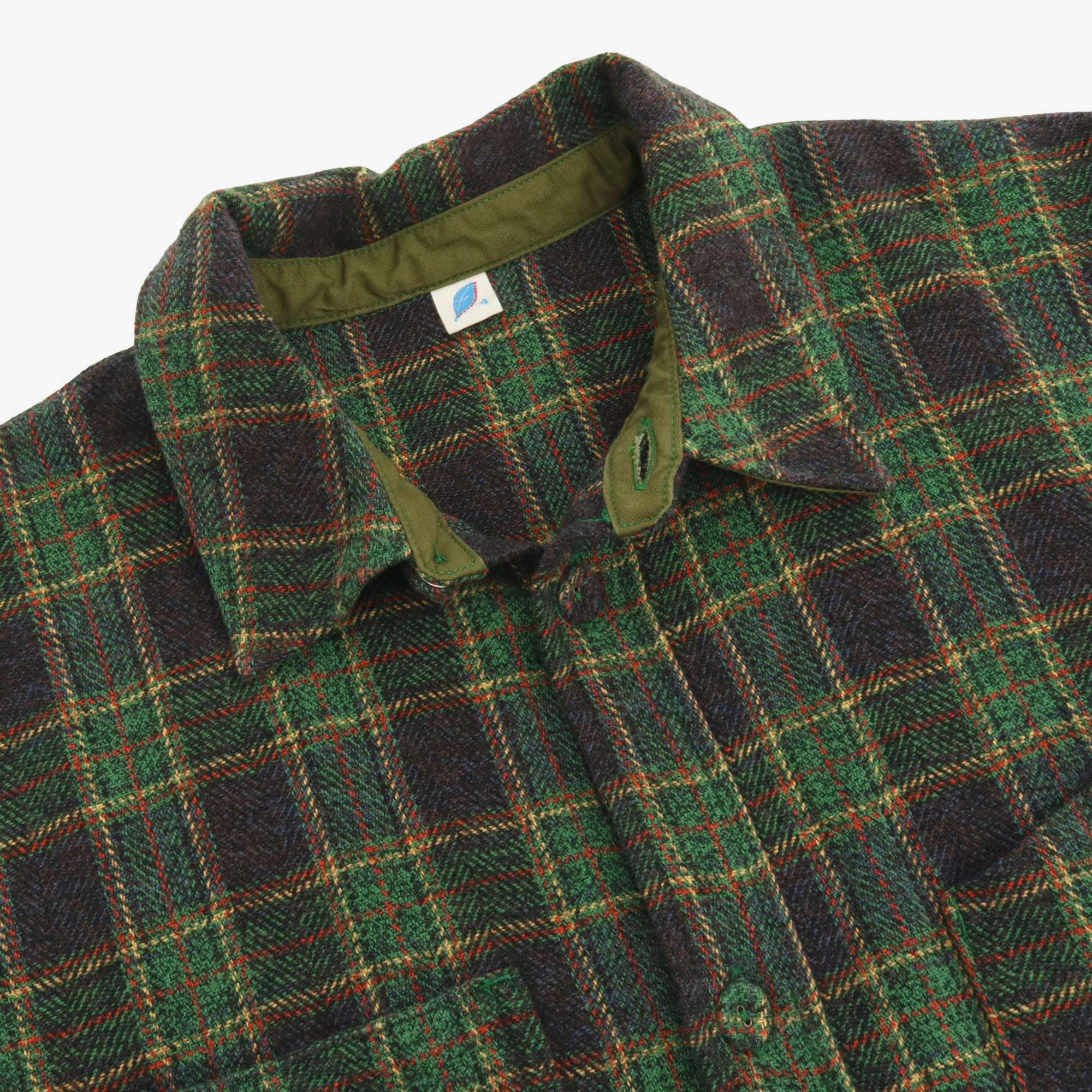 Woven Check Double Pocket Shirt