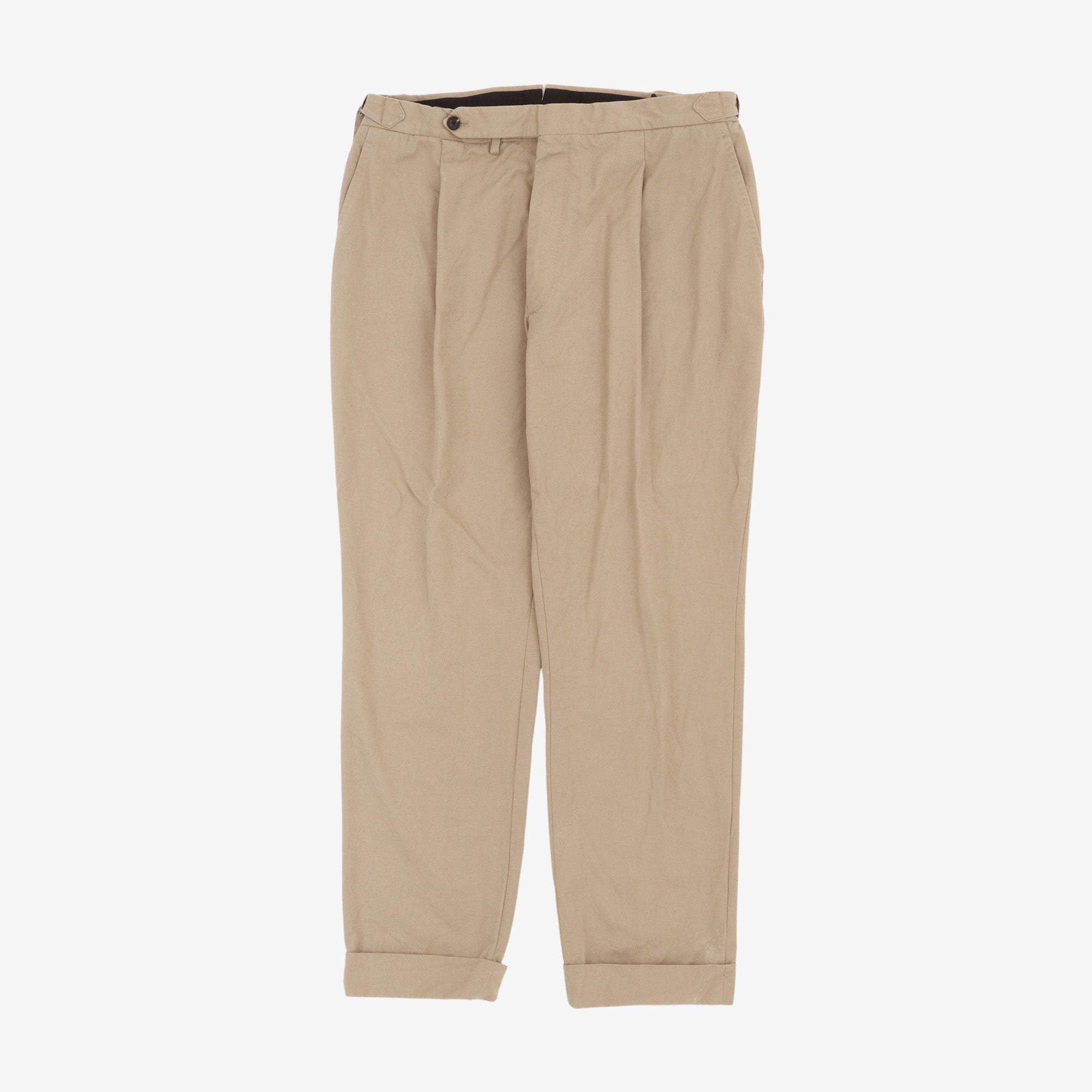 Pleated Chinos (36W X 29.5L)