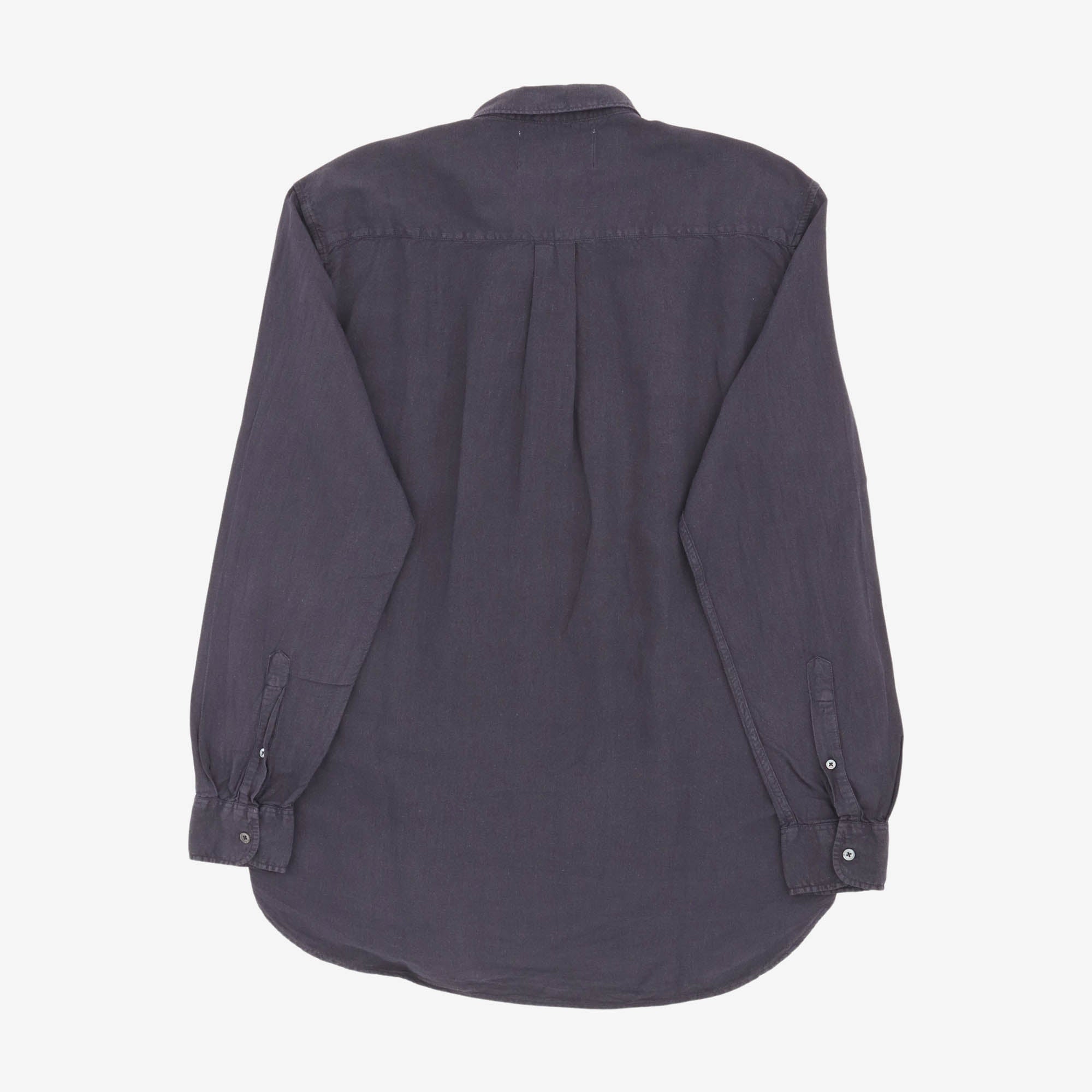 Linen Blend Poplin Shirt