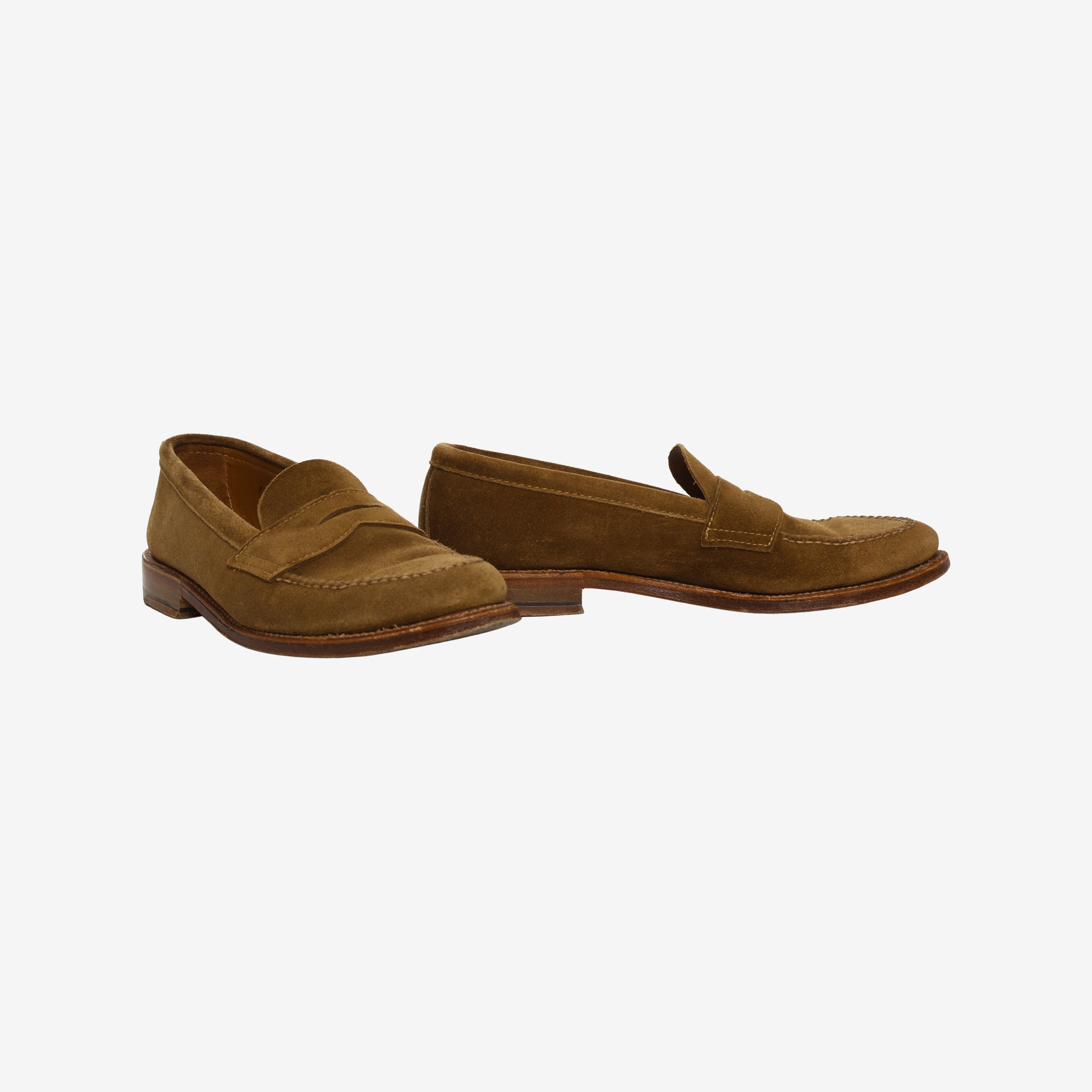 62437 Snuff Suede Penny Loafers